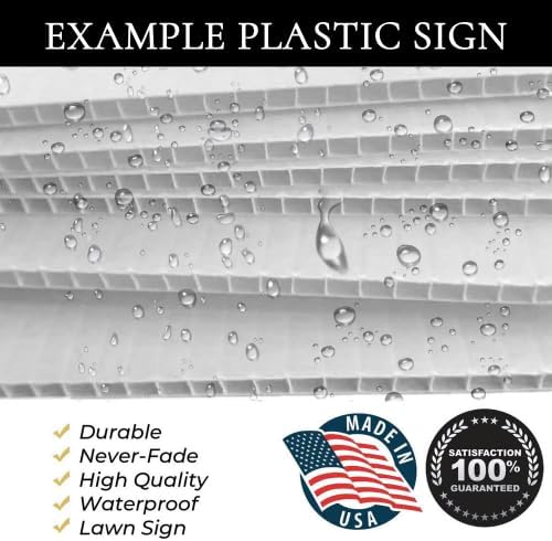 Wedding Welcome Sign, Minimalist Welcome Sign, 12" x 18" (Small), 27" (Medium), 36" (Large), Plastic, Modern, Pole Mount, Weather