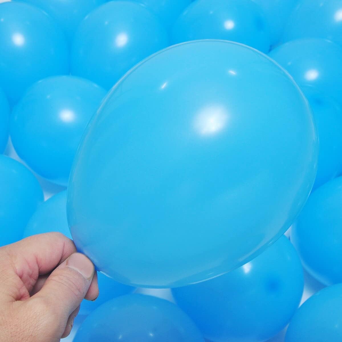 400 Pack Light Blue 5 Inch Latex Small Balloons Bulk Balloon for Birthday Wedding Bridal Baby Shower Supplies Party Decorations
