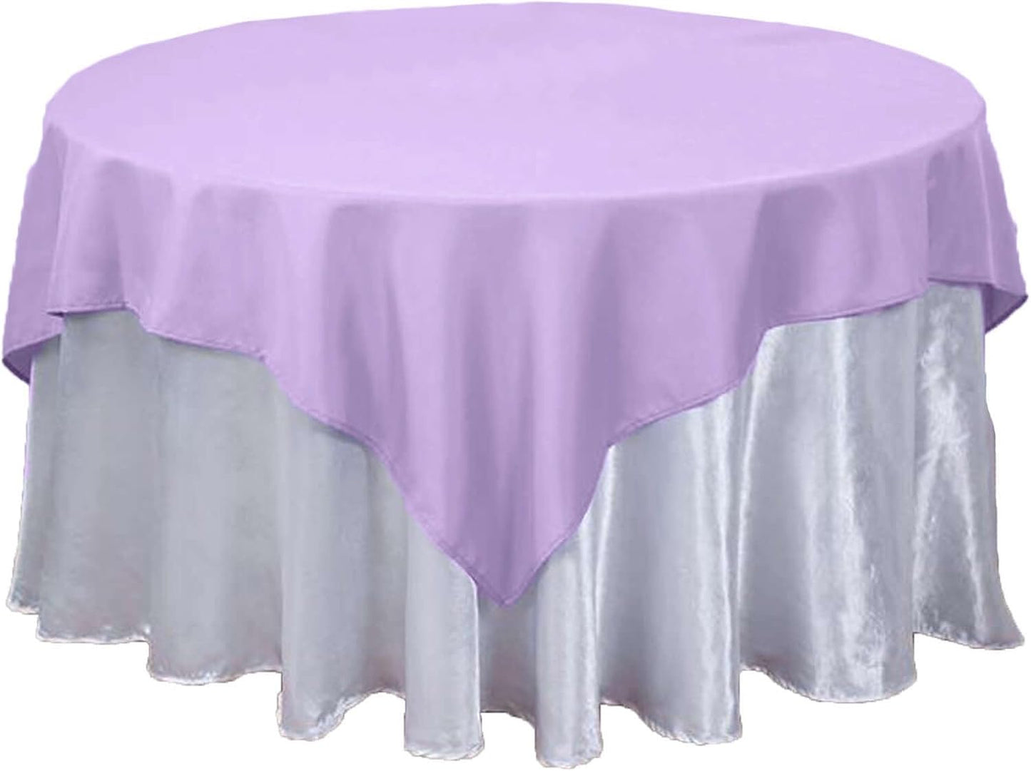 Efavormart 70" Lavender Square Polyester Tablecloth for Dining Table, Wedding, Party, Event, Banquet, Restaurant Decoration