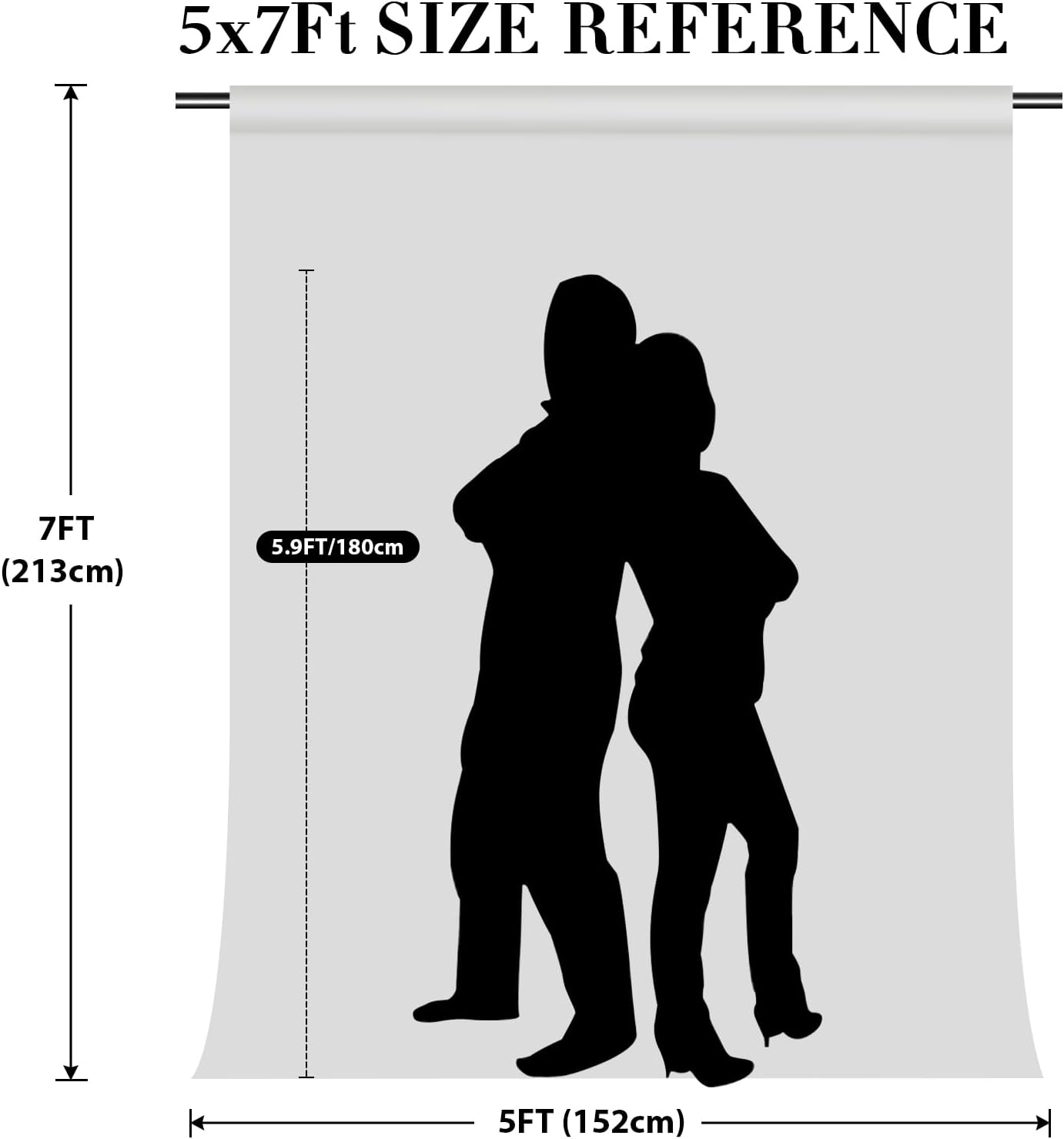 Eternal Beauty Black Sequin Backdrop, 5x7 Ft Halloween Glitter Background Curtains for Shimmer Photography Party Wedding Birthday Back Drop Decor