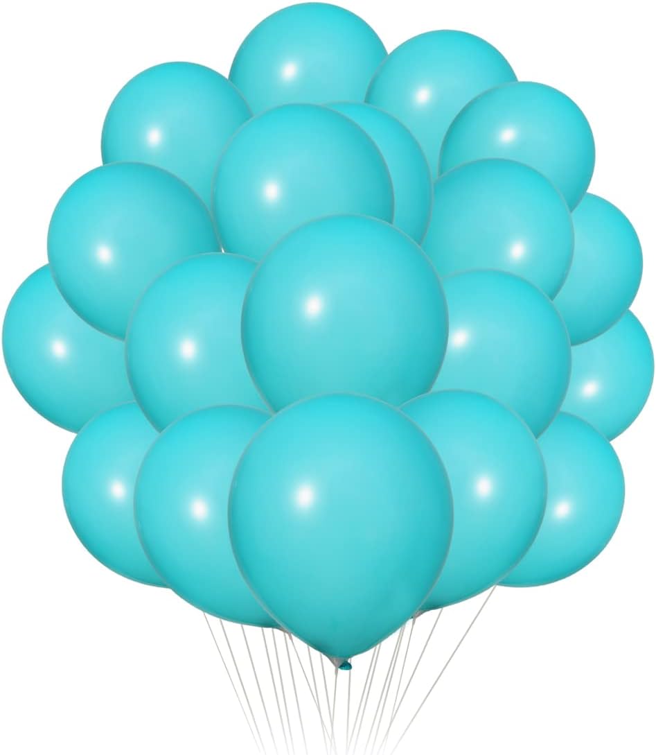 300 Pack Turquoise Teal Balloons 12 inch Turquoise Latex Balloon Bulk for Various Party Events Decorations