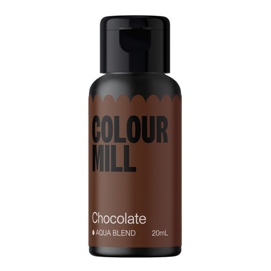 Colour Mill Aqua Blend Water-Based Food Coloring, 20 Milliliters Chocolate