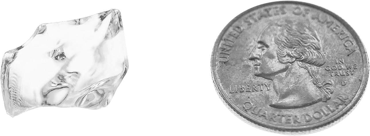 Super Z Outlet 3 Pound Bag Clear Fake Ice Cubes Acrylic Rock Diamond Crystals Treasure Crushed Gems for Vase Fillers, Table Scatter, Birthday Decoration Favor, Event, Wedding, Arts & Crafts