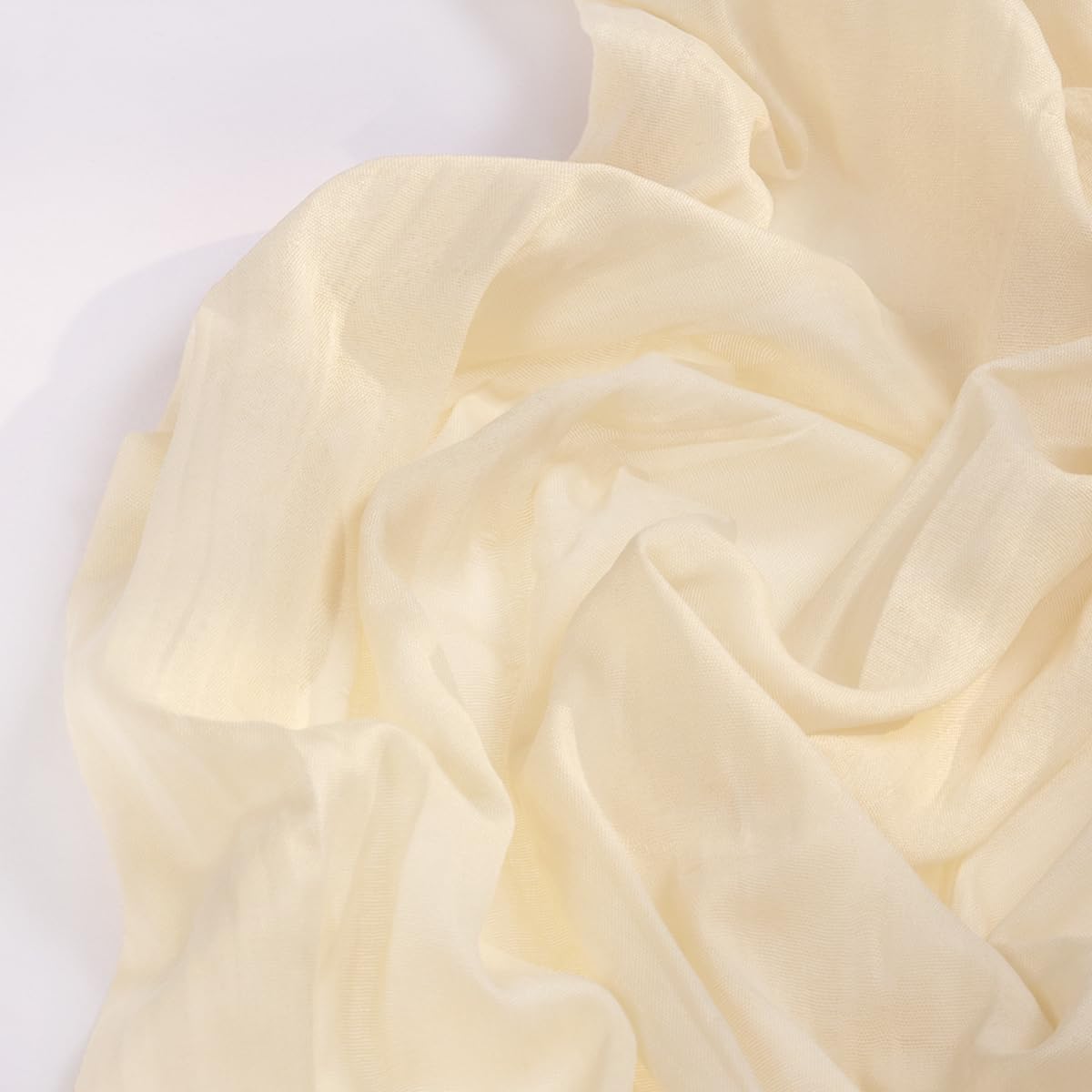 Beige Cheesecloth Table Runner 10 Pack Fall Table Runners 120 Inches Boho Gauze Cream Cheese Cloth Fall Table Decorations for Thanksgiving Wedding Bridal Baby Shower Garden Party Decor