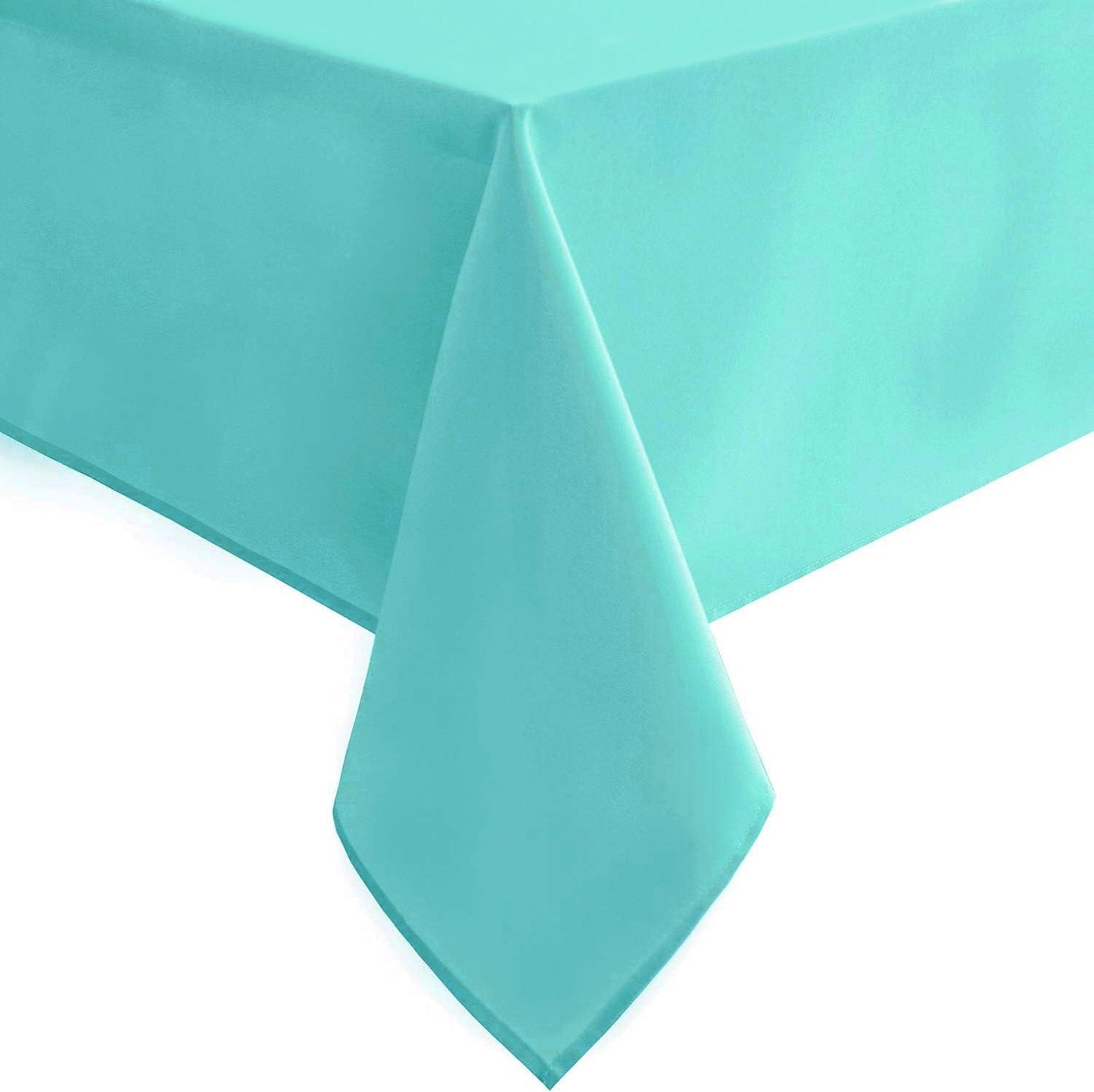 Hiasan Light Blue Rectangle Tablecloth - 30 x 60 Inch - Waterproof & Wrinkle Resistant Washable Fabric Table Cloth for Dining, Party and Outdoor use