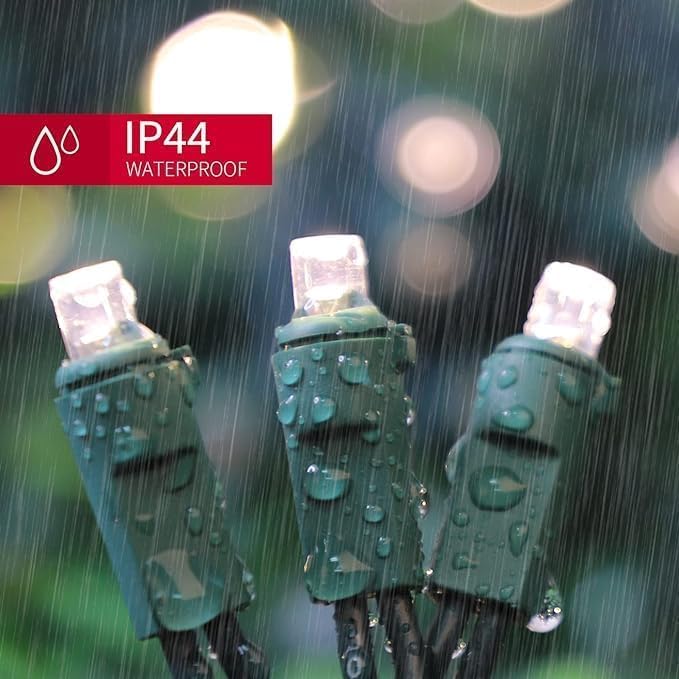 150 Count Warm White- String Lights - LED Christmas Lights, Mini led Lights for Indoor Outdoor Home Holiday Party Wedding Independence Day Decoration