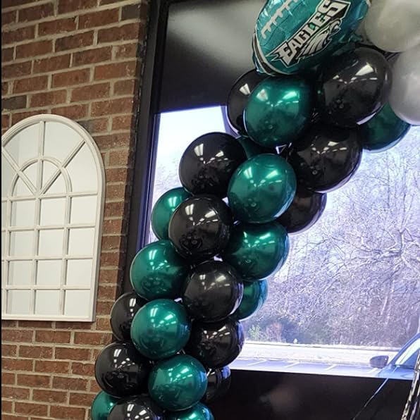 Metallic green balloons, 50 pcs 10 inches emerald green balloons Double layer green balloons are more durable suitable for wedding, birthday party balloon decoration