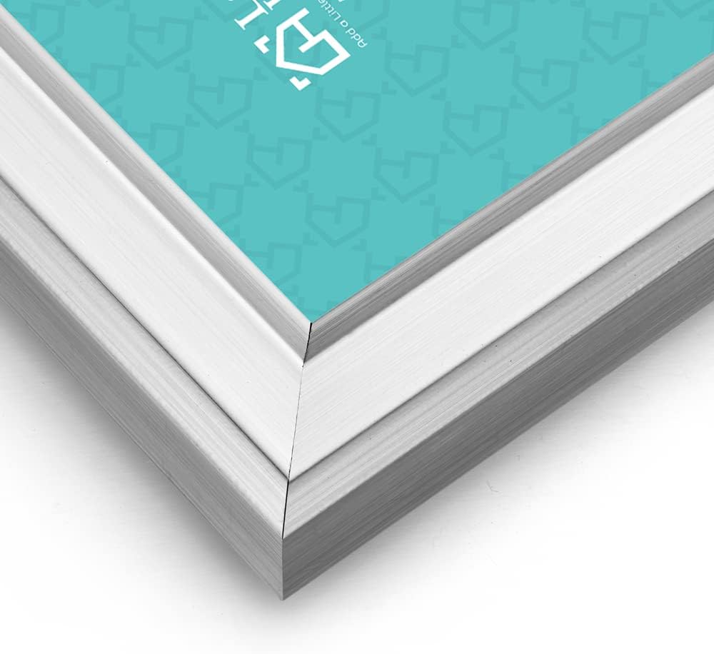 LaVie Home 4x6 Picture Frames (12 Pack, Silver) Simple Designed Photo Frame with High Definition Glass for Wall Mount & Table Top Display, Set of 12 Classic Collection