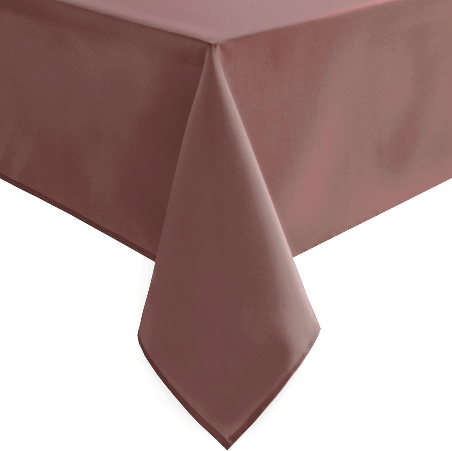 Hiasan Dusty Rose Rectangle Tablecloth - Waterproof Spillproof and Wrinkle Resistant Washable Polyester Table Cloth for Dining Party, 60 x 84 inch