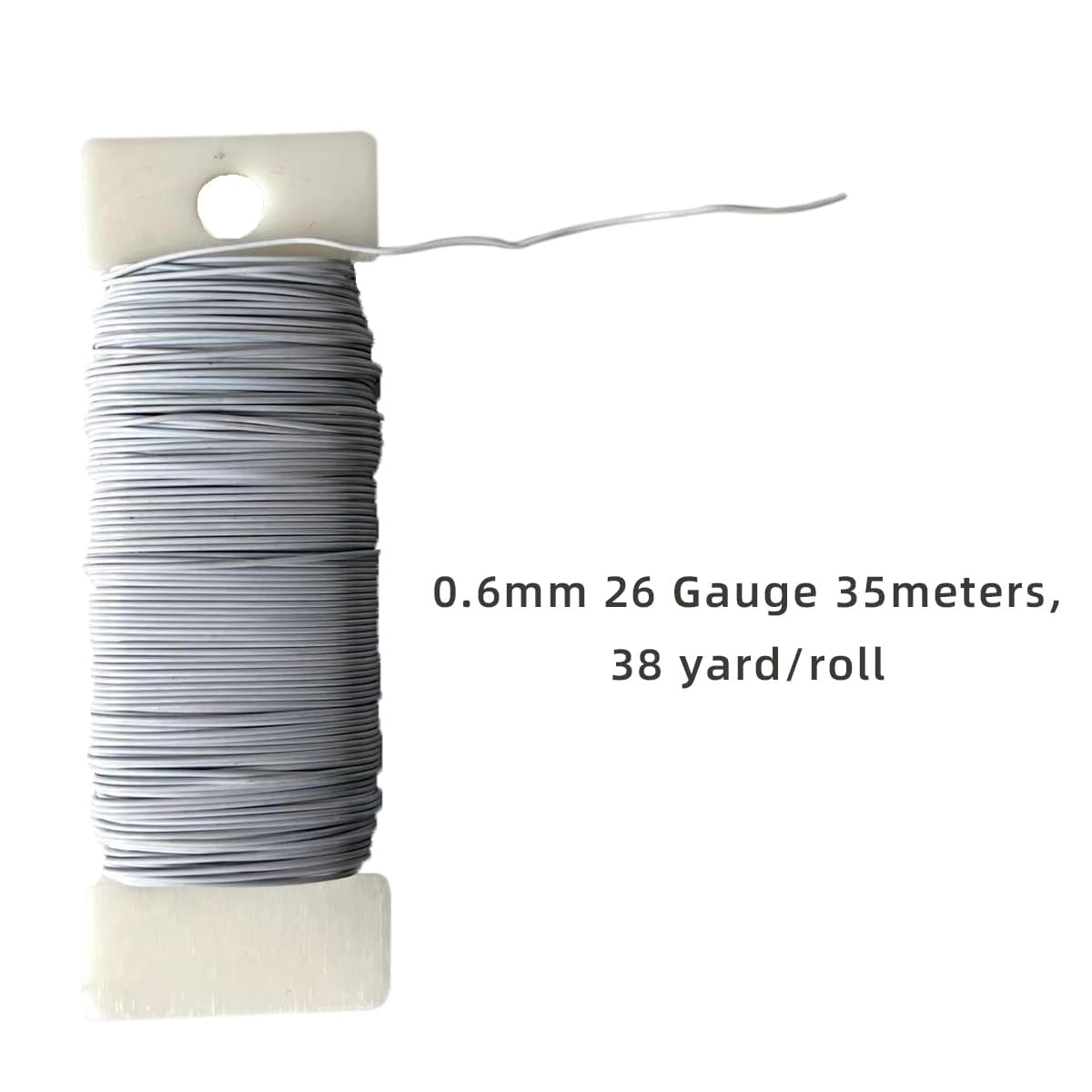 76Yards 26Gauge Coffee Colour Metal Floral Wire Flexible Paddle Florist Garden Wire for Flower Arrangement,Crafts,Christmas Wreaths Tree,Garland.