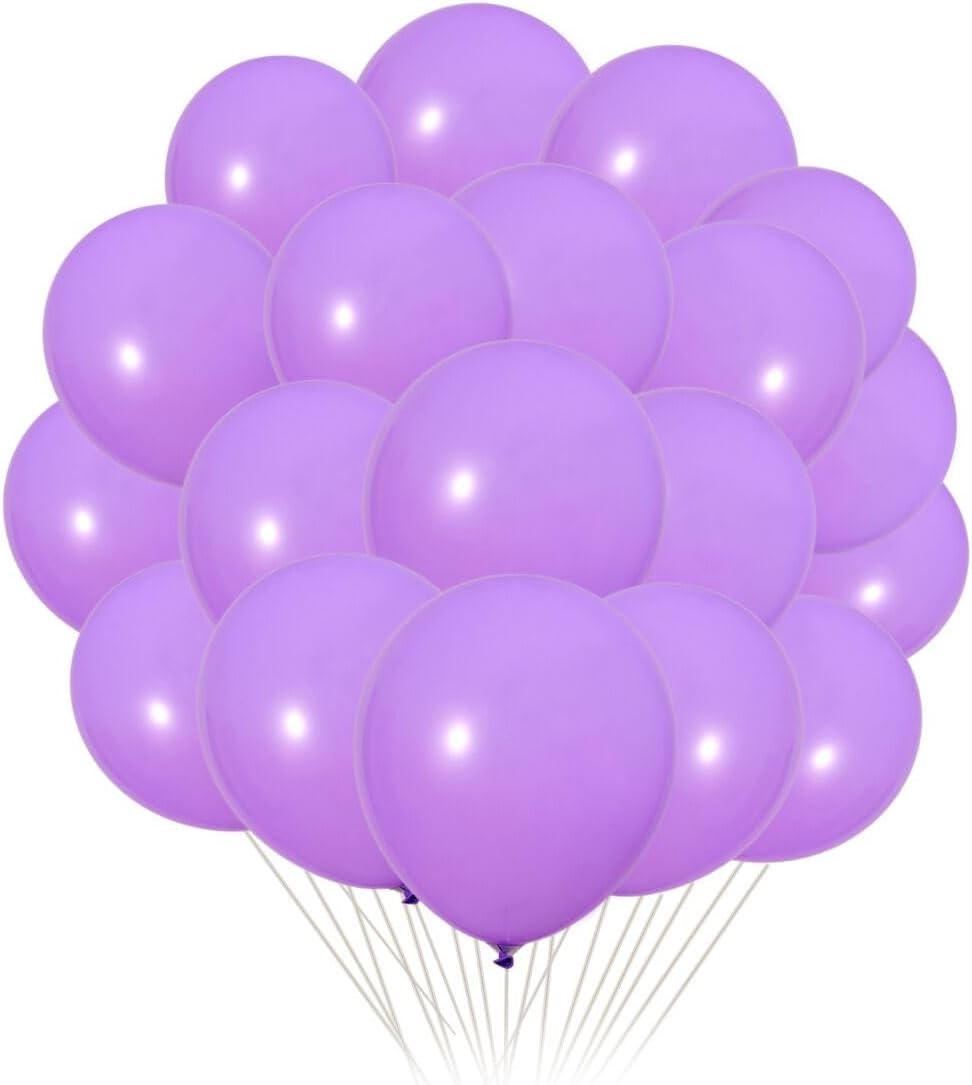 300 Pack Purple Balloons 12 inch Purple Latex Party Balloon Bulk for Various Party Events Decorations