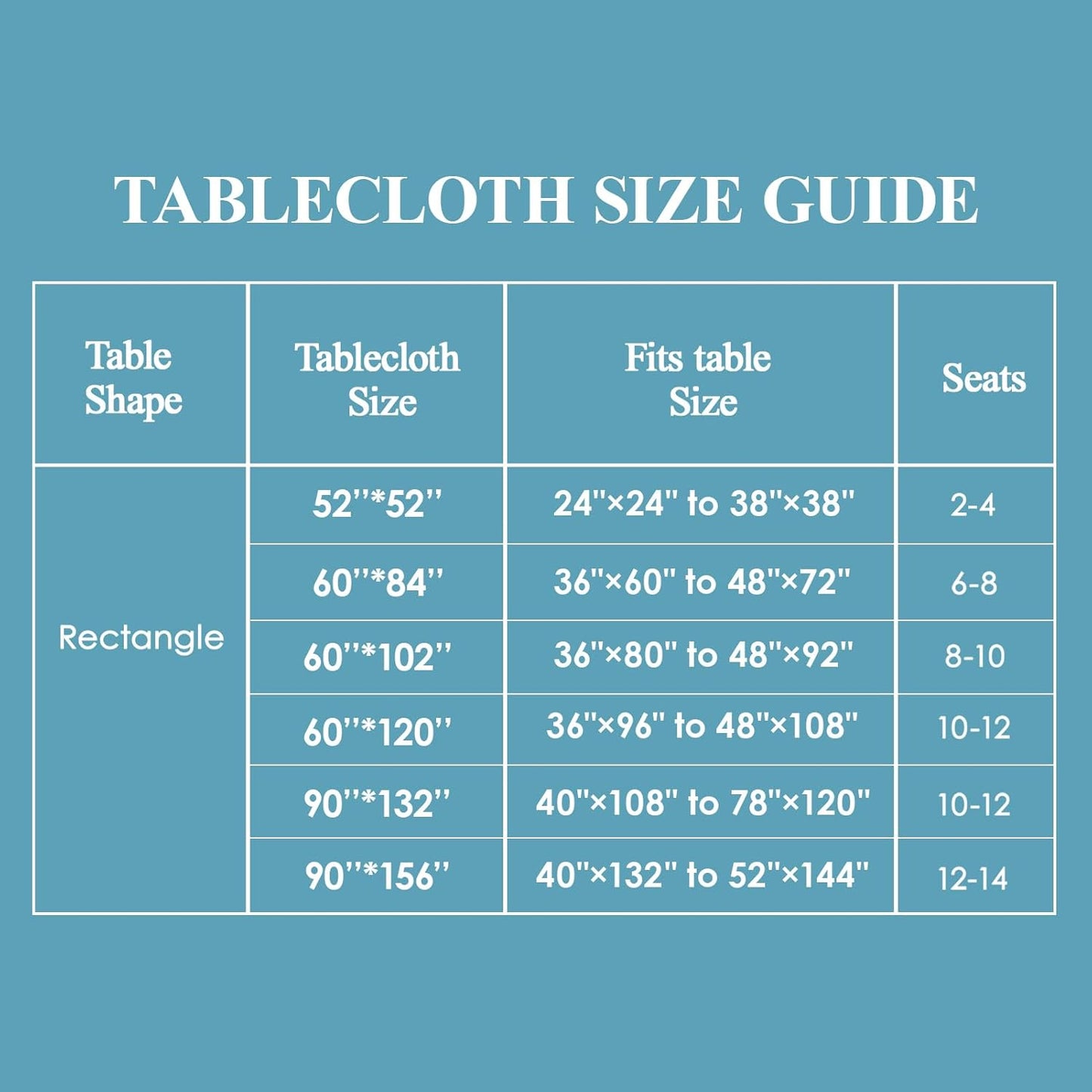 VidaFete Square Tablecloth 2 Pack 52 x 52 Inch Tablecloths Stain Wrinkle Resistant Polyester Dining Table Cover for Kitchen Dinning Party Wedding Rectangular Tabletop Buffet Decoration(Black)