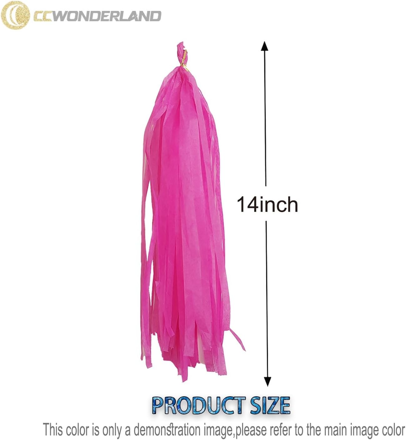 Shiny Tassel Garland Tissue Paper Tassel Banner,Table Decor,Tassels Party Decorations Supplies for Wedding,Birthday,Bridal/Baby Shower,DIY Kits,Pack of 20 - (Green/Beige/Gold/Khaki)