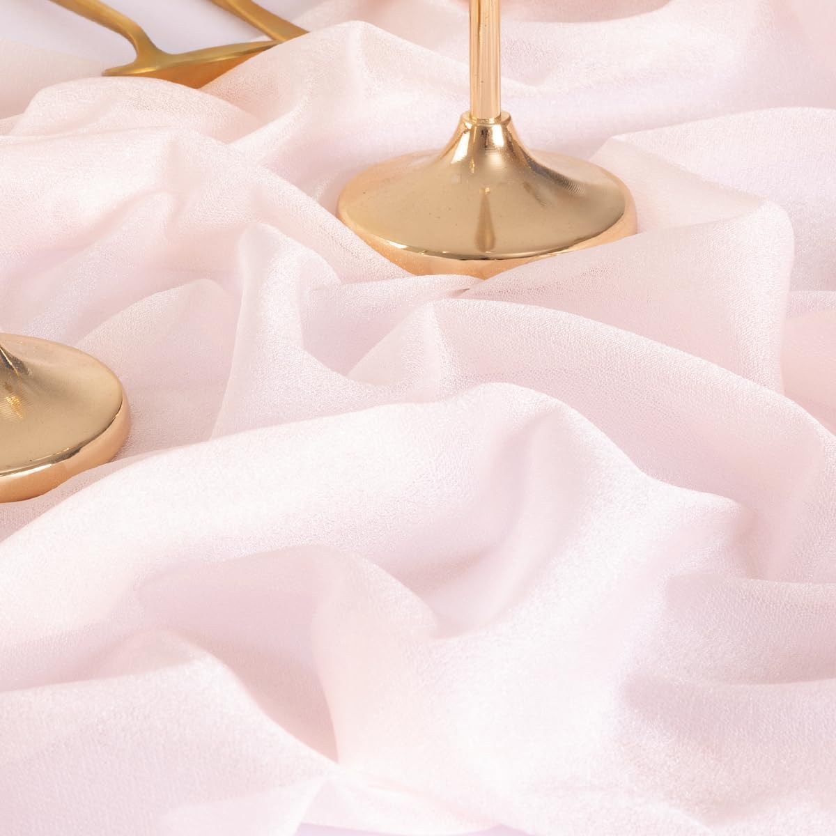 MLMW Wedding Arch Draping Fabric 4 Panels 29" x 20Ft Easter Pink Sheer Wedding Arch Backdrop Drapes Outdoor Curtain for Ceremony Party Background Ceiling Decor