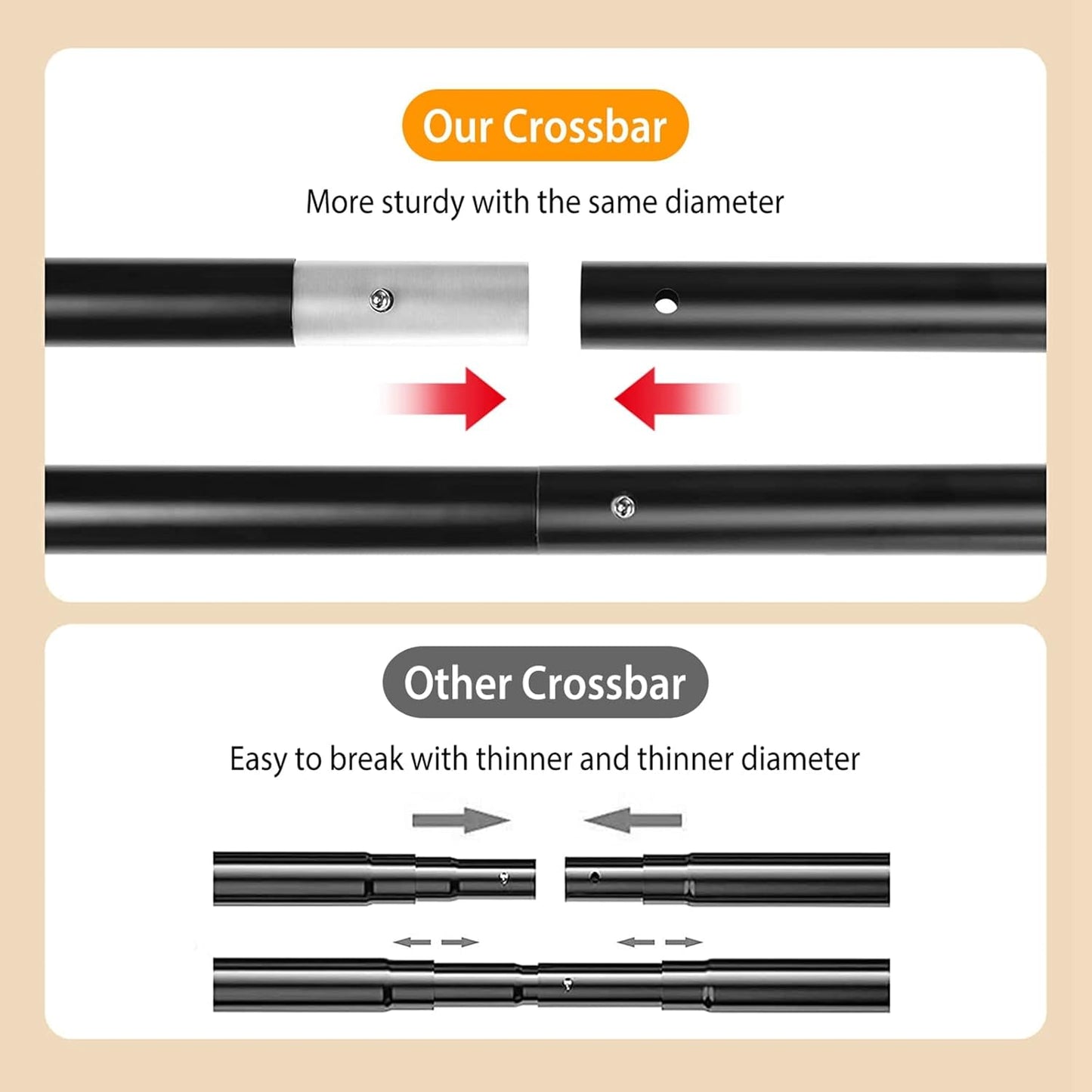 10ft Adjustable Backdrop Stand Kit, Heavy-Duty Photography Background Support System with Clamps & Carry Bag, Photo Video Studio Backdrop Stand for Parties, Weddings, Green Screen & Banner Display