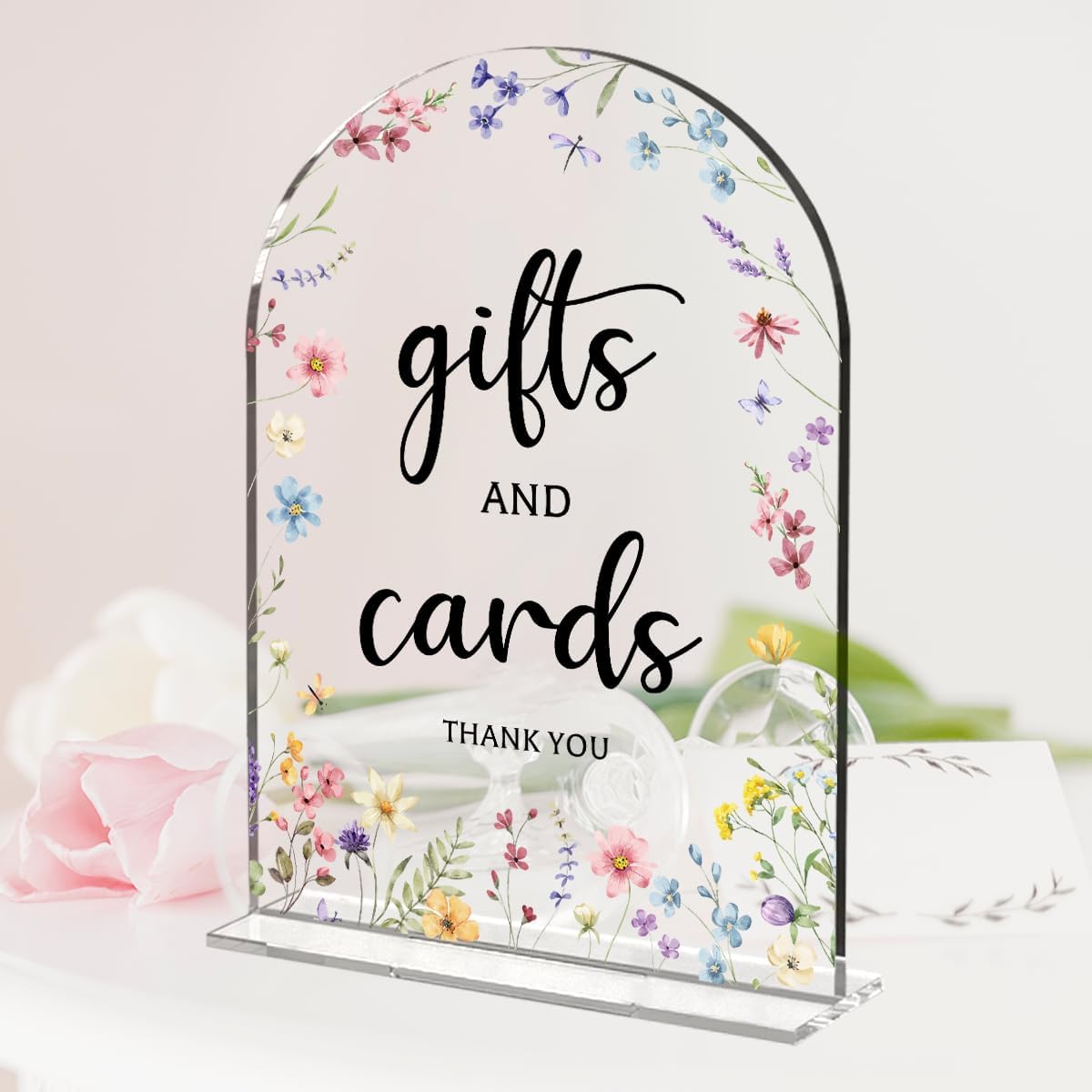 4 Pcs Wedding Decor, Ceremony Sign, Wedding Sign for Reception & Event Party,Bridal Shower Decorations, Wedding Table Decor Accessories for Anniversary And Event 5x7 Inch