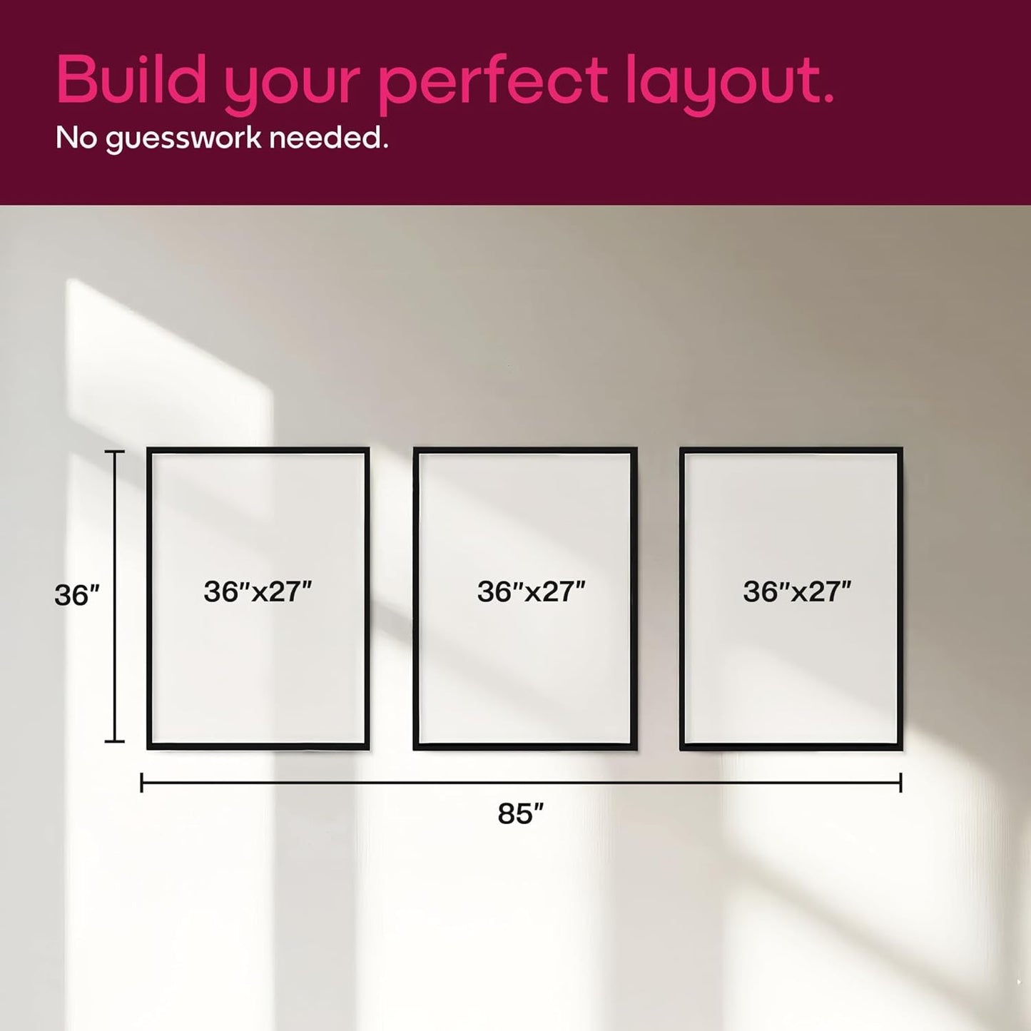 Mixtiles Official - Custom Photo Tiles - Personalized Printed Photos - Magnetic Wall Frames - Adhesive Sticker, No Nails - Various Sizes and Frames - XL-Portrait-set-Tile - Clean Frame