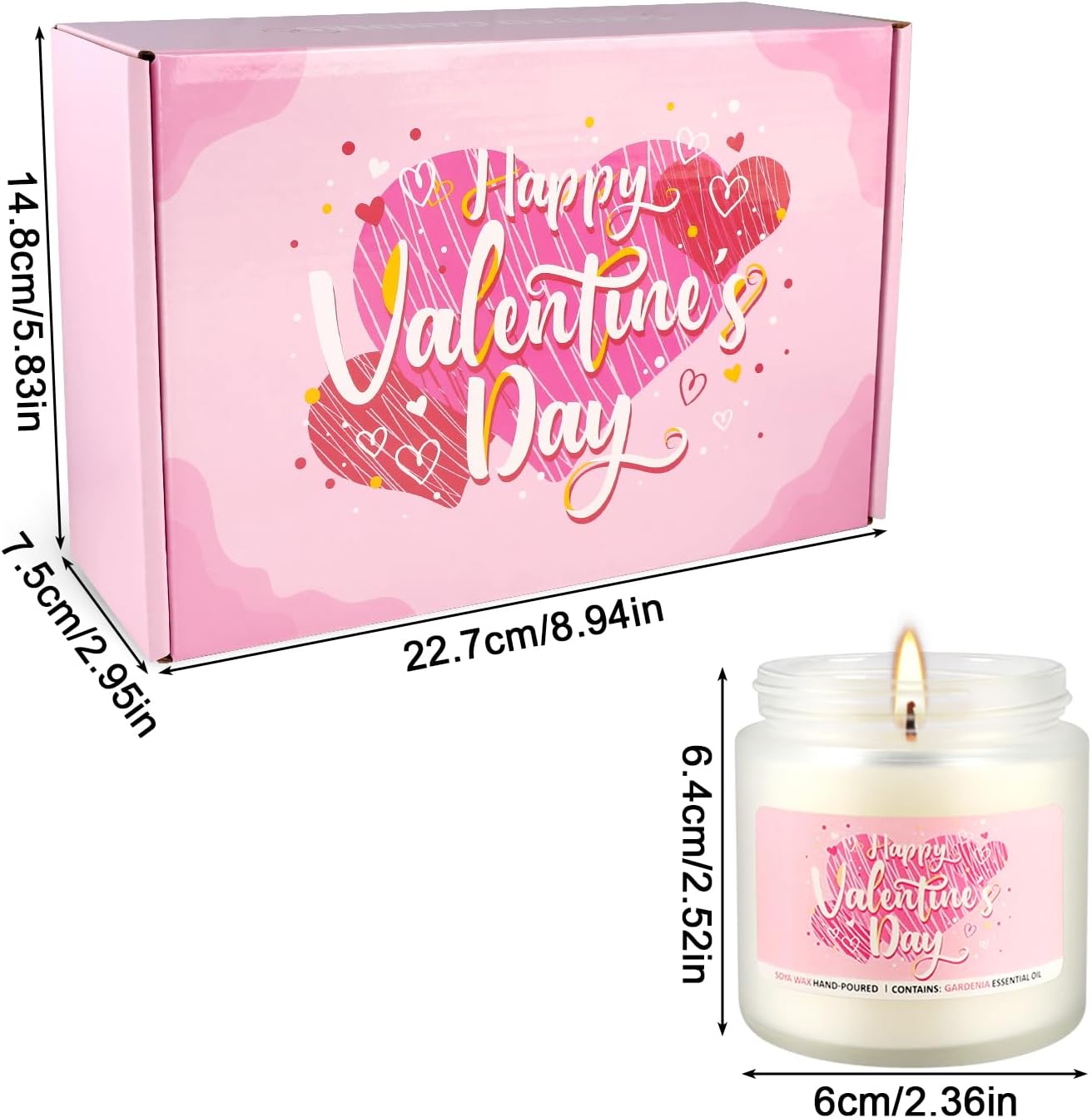 Scented Candle Gifts,6pack-Long Lasting Burning-Aromatherapy Candle for Men Husband Boyfriend,Romantic Gifts for Women, Girlfriend Wife,Mother,Home Decor,Anniversary