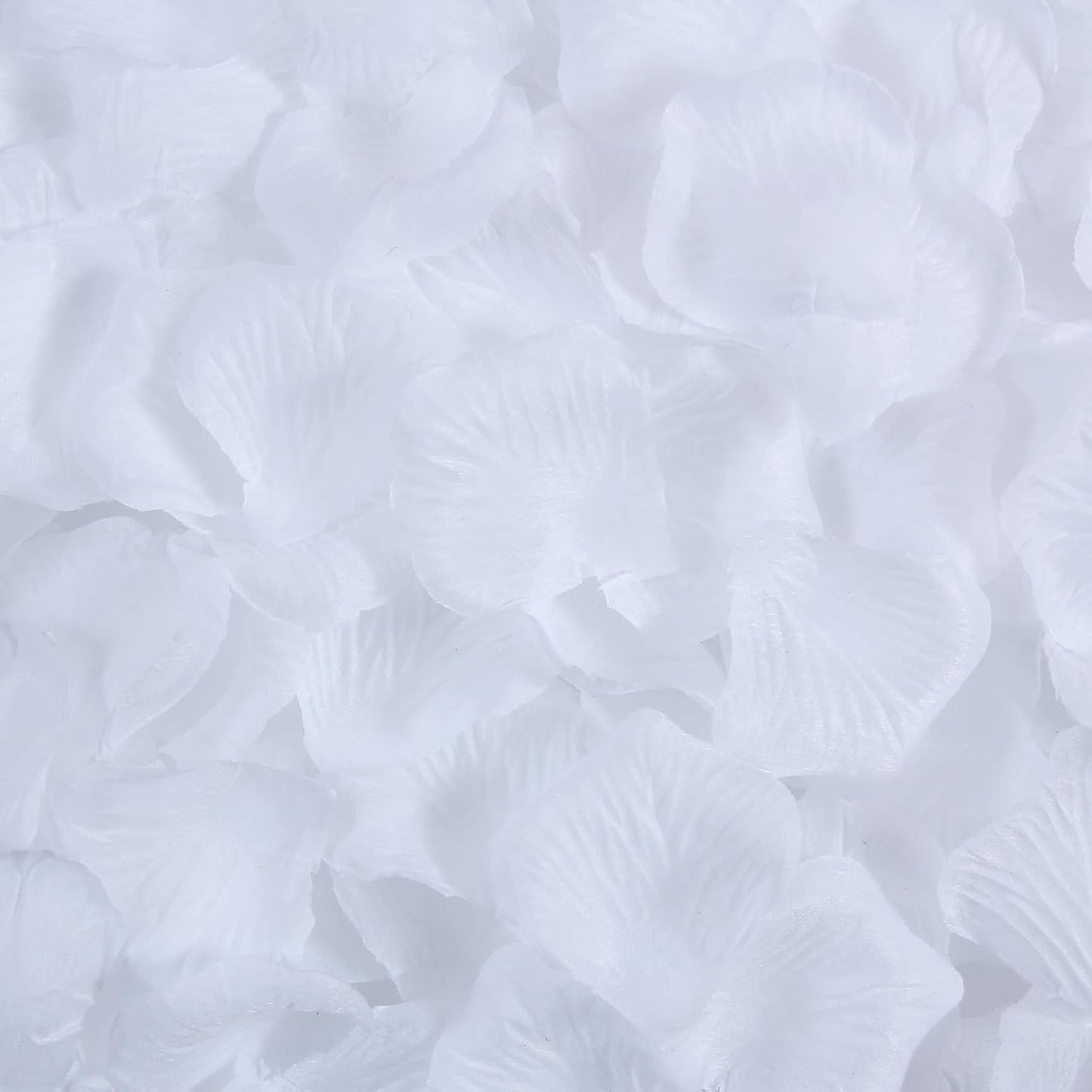 1000 Pcs Artificial Fake Rose Petals,Flower Petals for Romantic Night, Engagement, Party, Wedding, Event Flower Decorations, in Bulk(White)