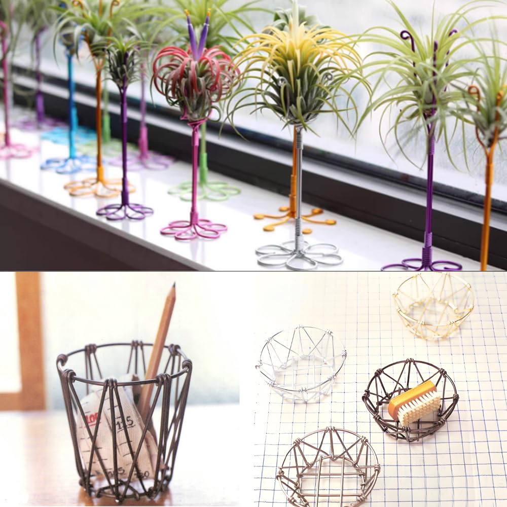 12 Gauge Orange Aluminum Craft Wire (105FT) - Anodized for Jewelry Making, Beading Floral, Plant Gardening, Sculpting & Modeling Craft Wire (Orange #12, 2mm)