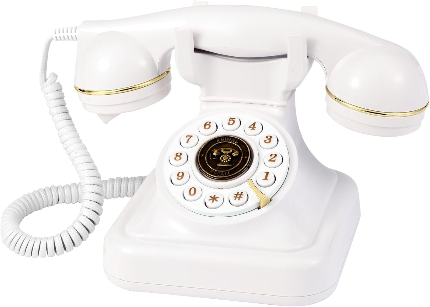 Audio Guest Book Wedding Phone, Audio Guest Book Record Customized Audio Messages Guest Book Alternatives Classic Retro Phone for Parties Birthdays Rentals Confessions Special Occasions