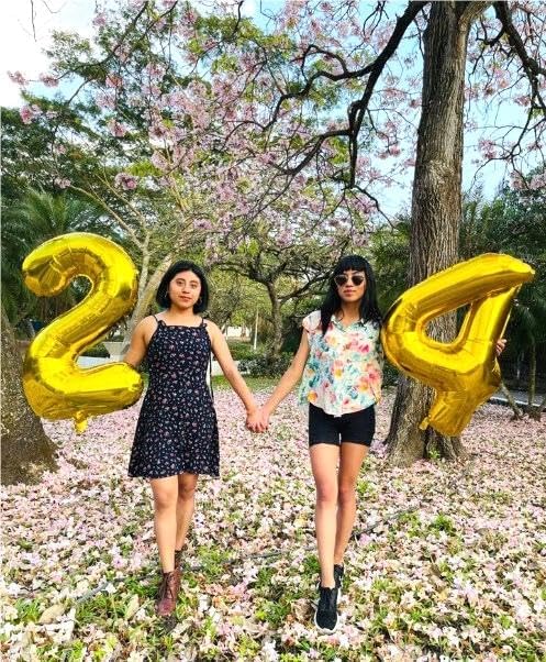 40 Inch Gold Large Number 4 Balloons, Giant Foil Number Four 14 24 34 40 44 Balloons, Gold Mylar Big Balloon for Anniversary Graduation Decorations