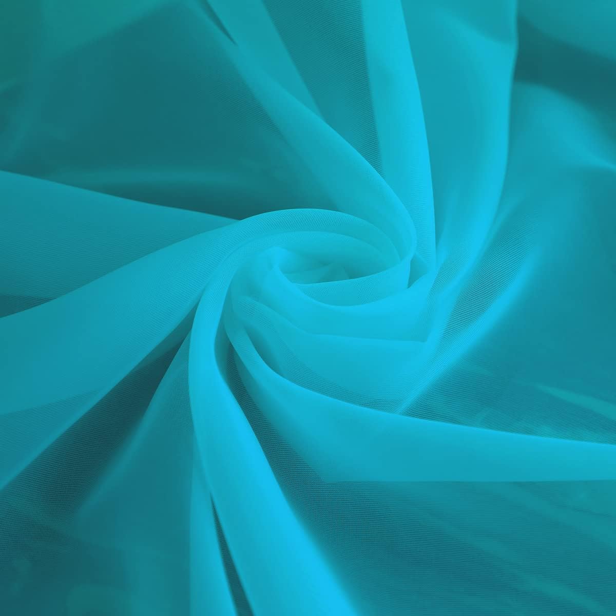 Window Lake Blue Sheer Curtains 90 Inches Long 2 Panels Sheer Curtain Basic Rod Pocket Panel for Bedroom Children Living Room Yard Kitchen (Lake Blue, 52" W x 90" L | 2 pcs)