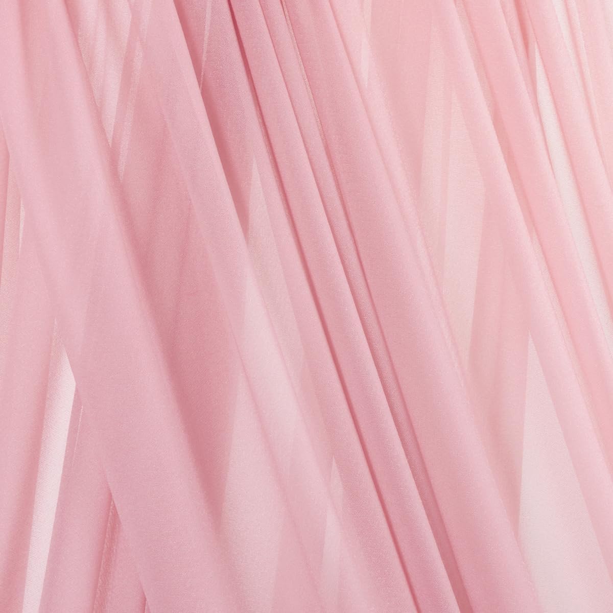 Dusty Rose Elegant Arch Draping Fabric Outdoor 1 Panel 29" × 20Ft Sheer Chiffon Curtain Drapes for Fall Wedding Ceremony Birthday Party Garden Brunch