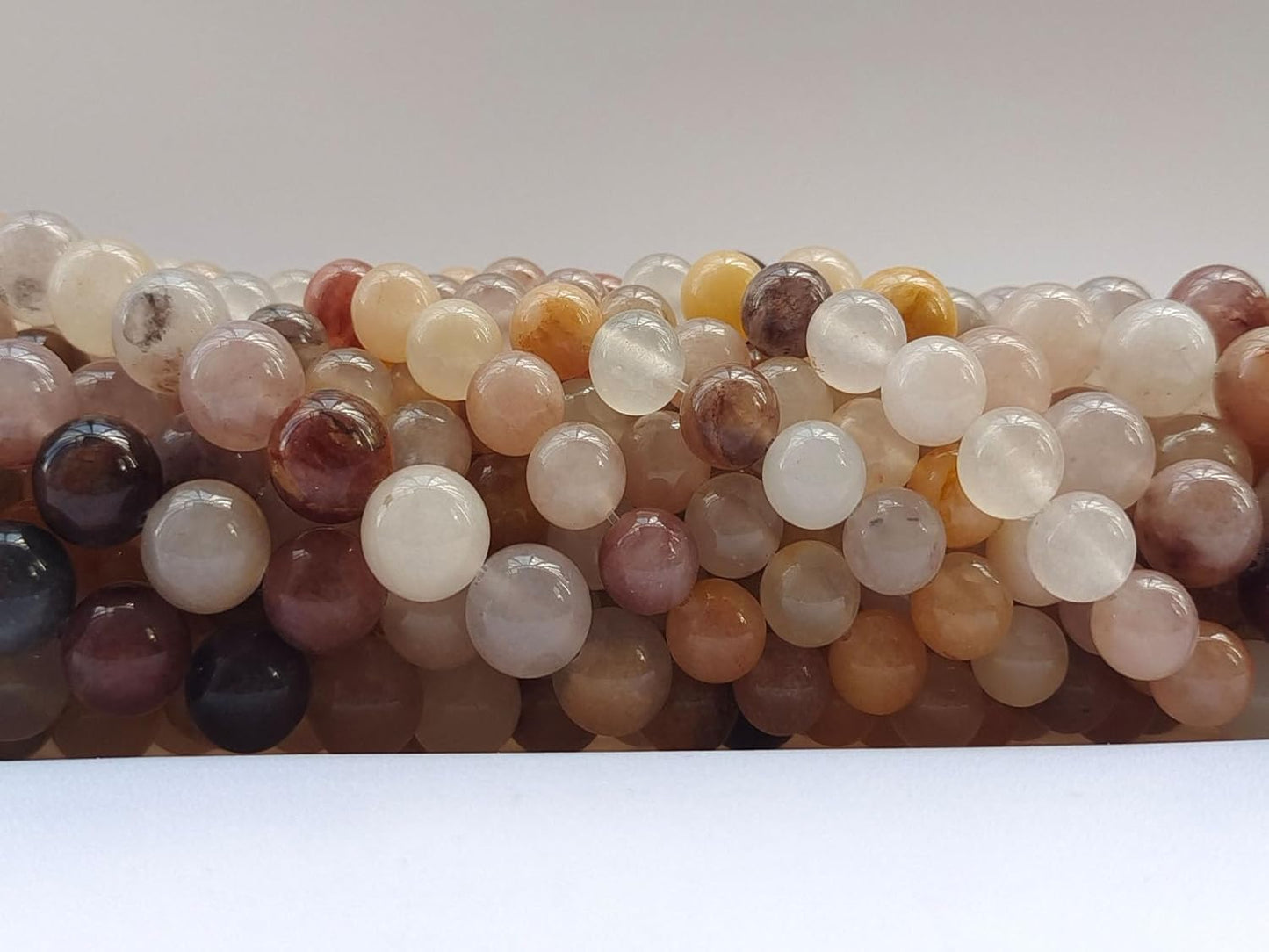 Stone Beads 6mm 140pcs Violet Jade Beads Round Loose Gemstones Beads for Bracelet Necklace Jewelry Making (6mm, 60602 Violet Jade)