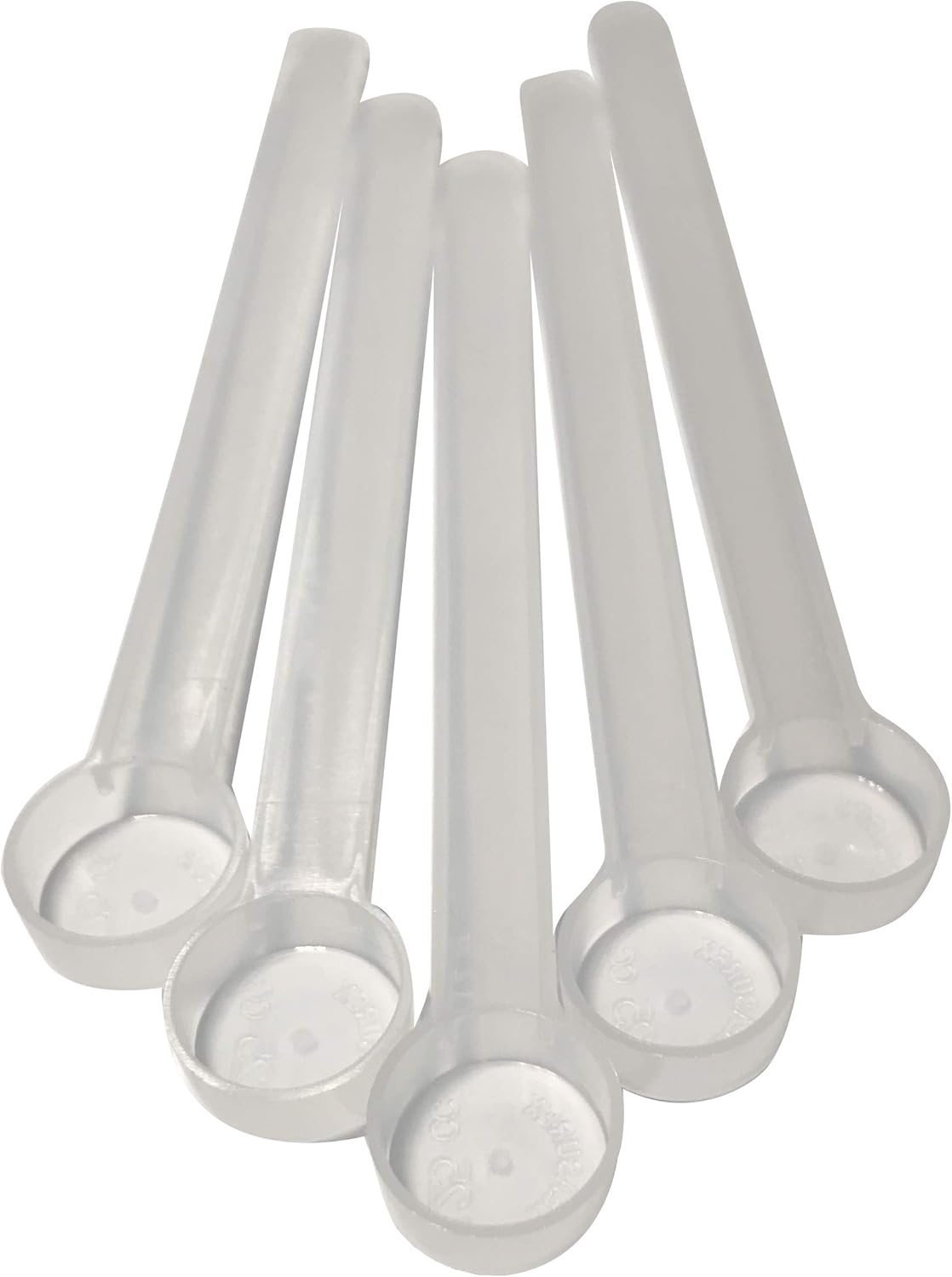 1/2 Teaspoon (2.5 mL) Long Handle Scoop for Measuring Coffee, Pet Food, Grains, Protein, Spices and Other Dry Goods (Pack of 5)