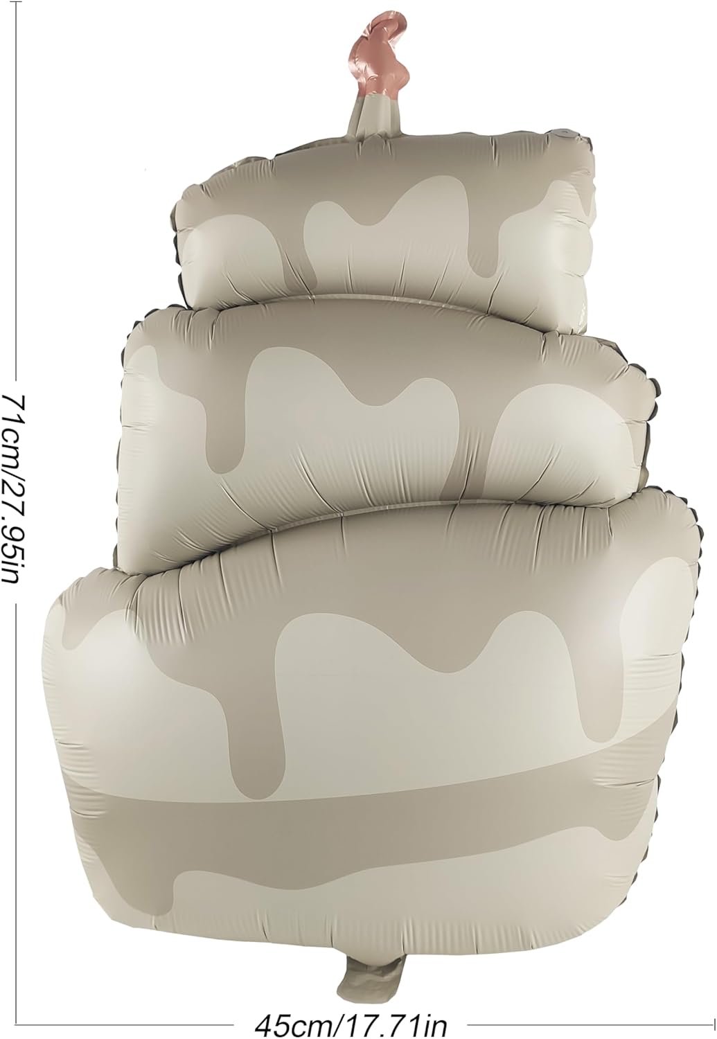 Matte 4D Cake Aluminum Foil Baby shower boy girl Balloon Gift Decoration Kids Birthday Party Theme Birthday Party Decorations