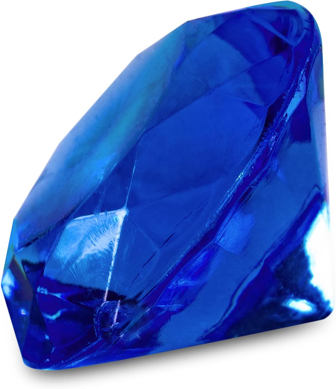 Super Z Outlet Acrylic Color Faux Round Diamond Crystals Treasure Gems for Table Scatters, Vase Fillers, Event, Wedding, Arts & Crafts (1 Pound, 240 Pieces) (Royal Blue)