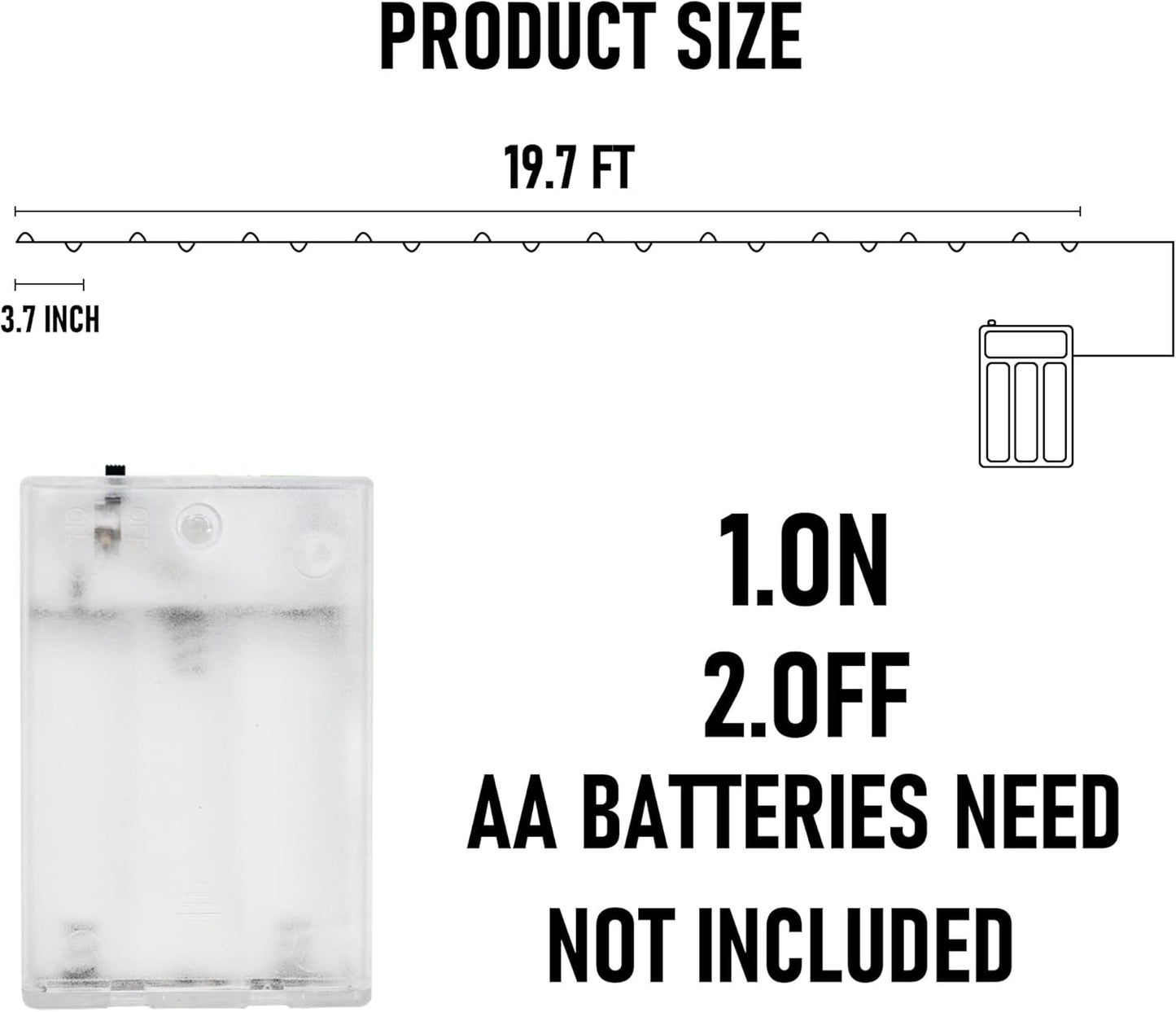 Dazzle Bright Halloween Fairy String Lights, Total 40FT 120LED Copper Wire Battery Operated Waterproof Lights, Halloween Decorations for Indoor Home Outdoor Garden Patio Yard Party Decor (Orange)