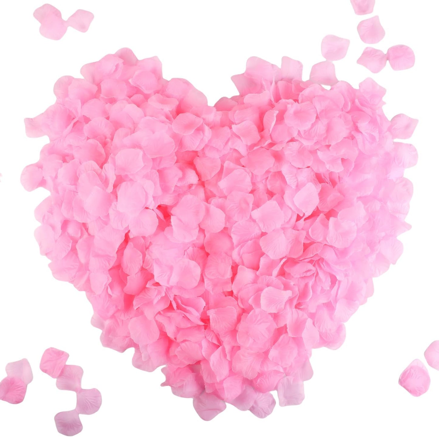 CODE FLORIST 2200 PCS Silk Flower Rose Petals for Wedding Decorations (Pink)