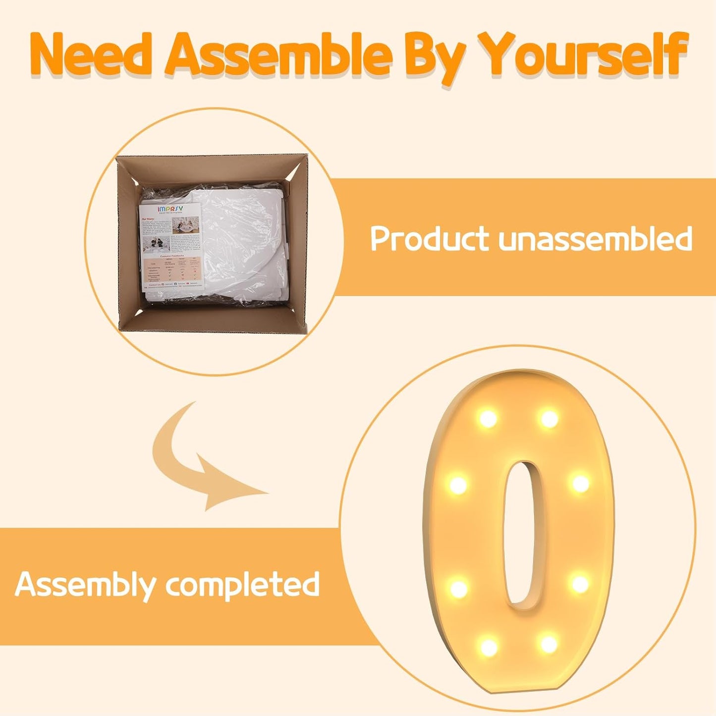 Marquee Letters 3 Feet Tall Large Light Up Letters O Happy Birthday Decorations Marry Me Engagement Party Decor Yellow Light Birthday Decorations Balloon Arch Kit Foam Sign O