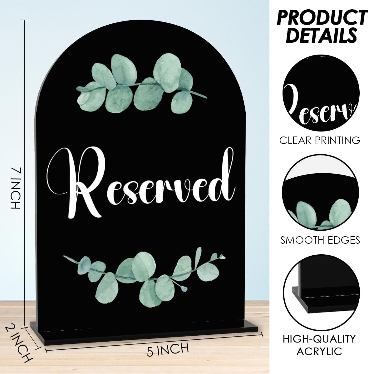 Black The Drinks are on Us Sign, Wedding Engagement Bridal Shower Party Decor for Reception Ceremony, Open Bar Signs, Weddings Table Acrylic Sign