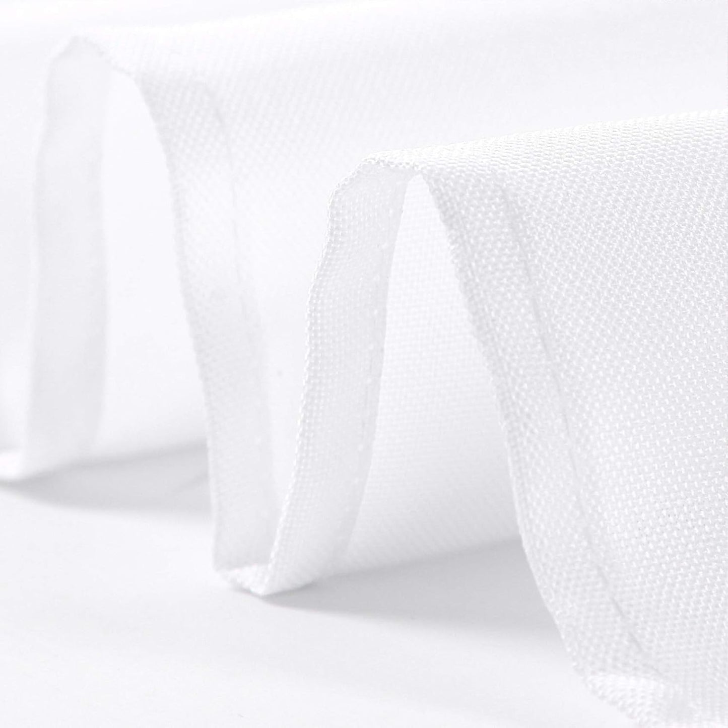 Ascoza 2pack 60x120 Inch White Rectangular Tablecloth 6 Feet Table Cloth in Polyester Fabric for Wedding/Banquet/Restaurant/Parties