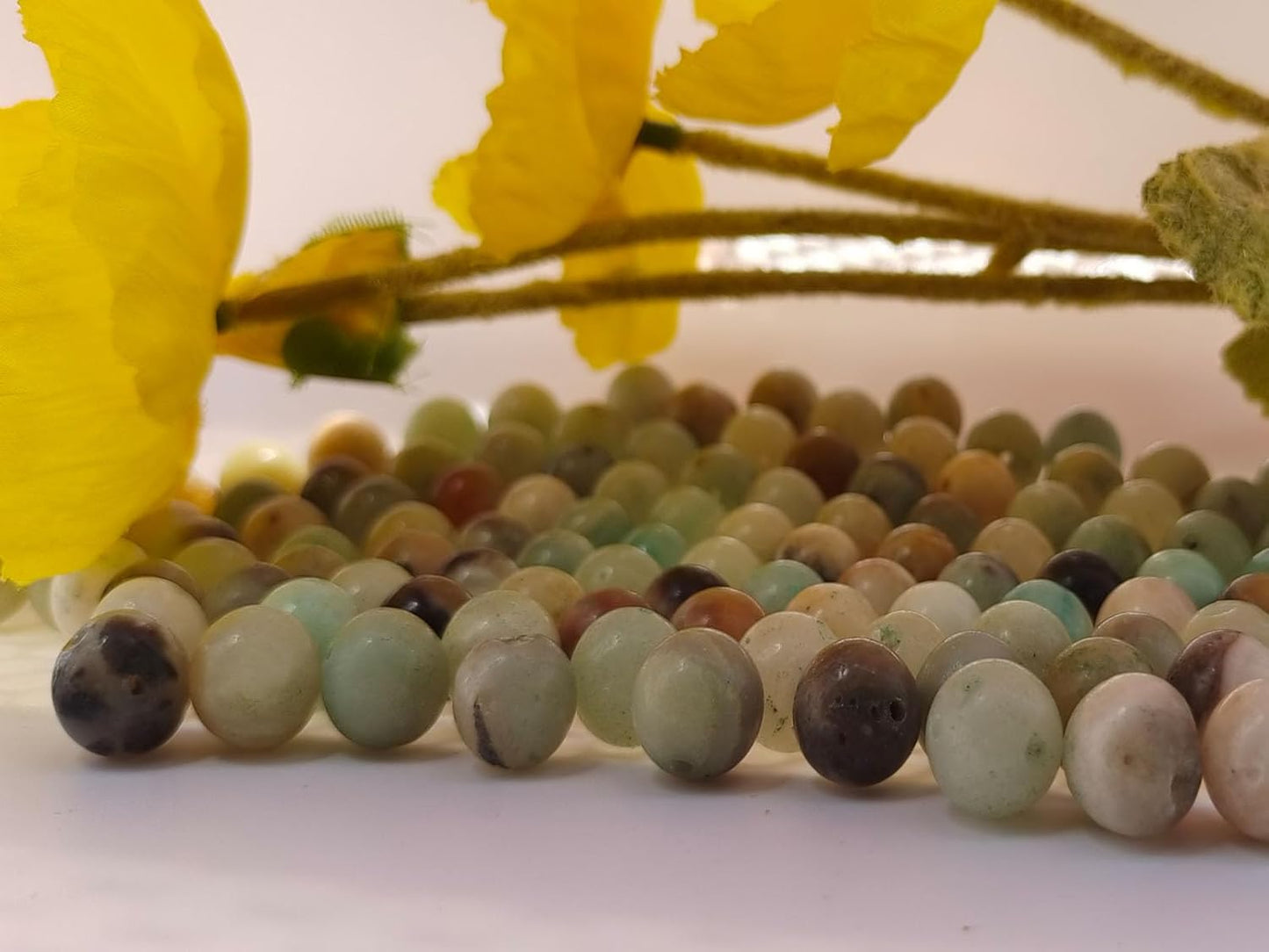 Stone Beads 10mm 60pcs Amazonite Beads Round Loose Gemstones Beads for Bracelet Necklace Jewelry Making (10mm, 61010 Amazonite)