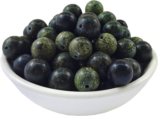 Stone Beads 6mm 140pcs Curbstone Jasper Beads Round Loose Gemstones Beads for Bracelet Necklace Jewelry Making (6mm, 60608 Curbstone Jasper)