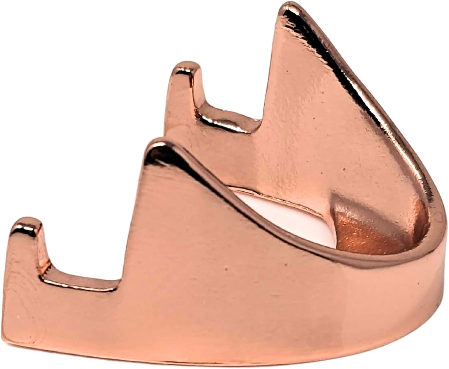 Military Challenge Coin Display Stand - Solid Metal with Anodized Finish - US Vet. Business (Copper Five-Pack)