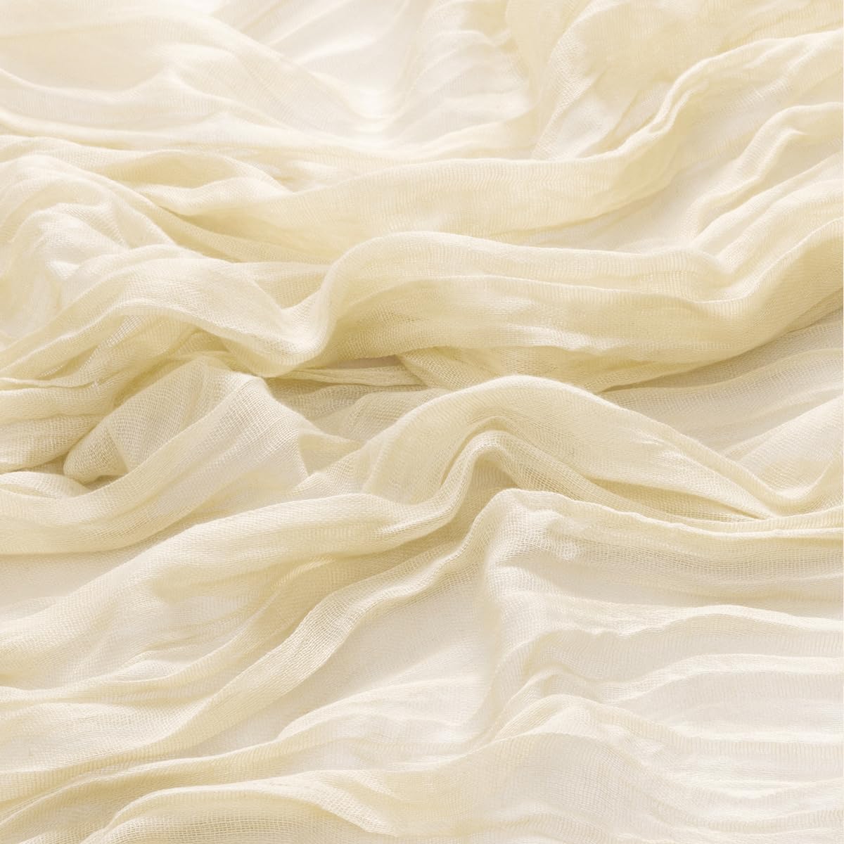 MLMW Beige Table Runner Cheesecloth Boho Gauze Rustic Cheese Cloth Table Runner 160 inch Sheer 13.3ft for Thanksgiving Wedding Party Baby Bridal Shower Birthday