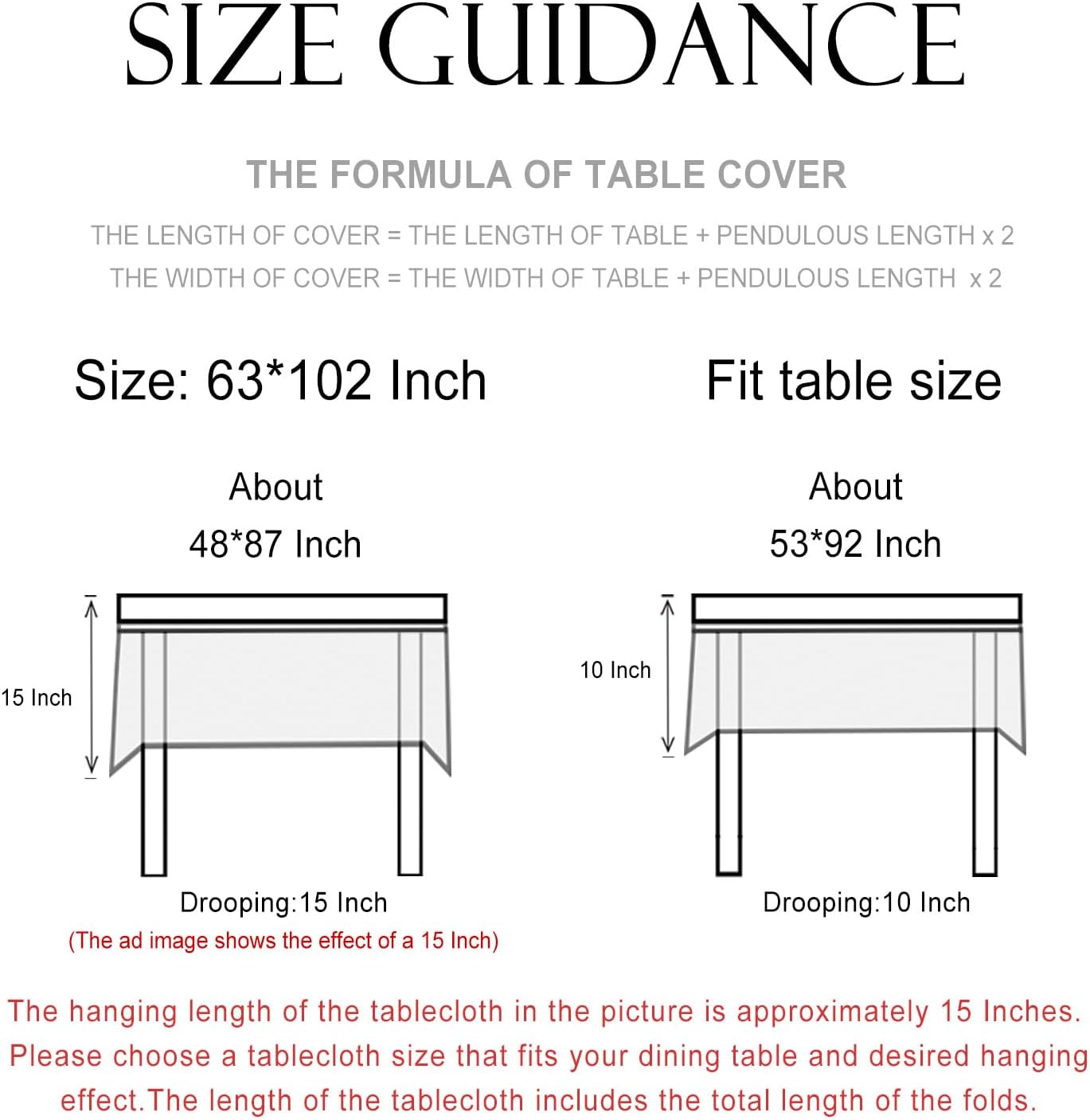 patdrea Designer French Light Brown Long Rectangle Table Cloth,Linen Floral Durable Breathable Tablecloth,Decorative for Kitchen Dining,Parties,Tea Party,Christmas,Thanksgiving,63"x102"-Cudillero