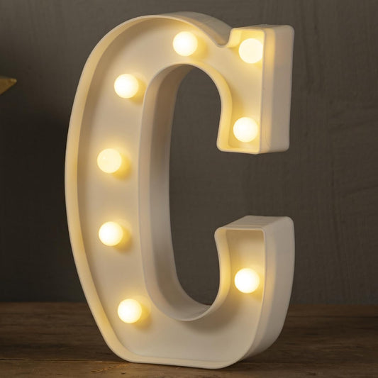 HXWEIYE LED Marquee Letters Lights Sign - 26 Alphabet & Number 0-9 Warm White Led Letters for Bar Party Birthday Home Wedding Decor