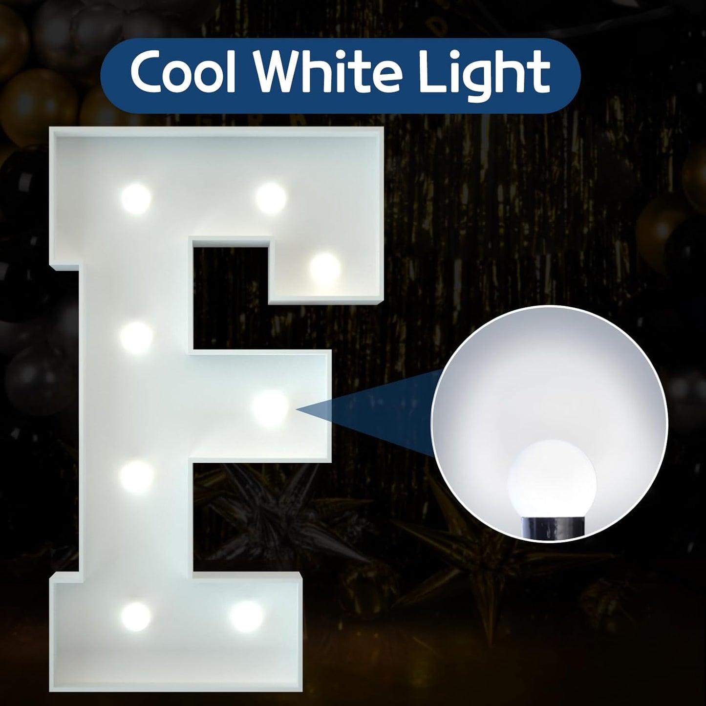 Marquee Letters 3 Feet Tall Large Light Up Letters Baby Shower Decorations Wedding Engagement Proposal White Party Decorations Marry Me Sign Big Cardboard Backdrop F