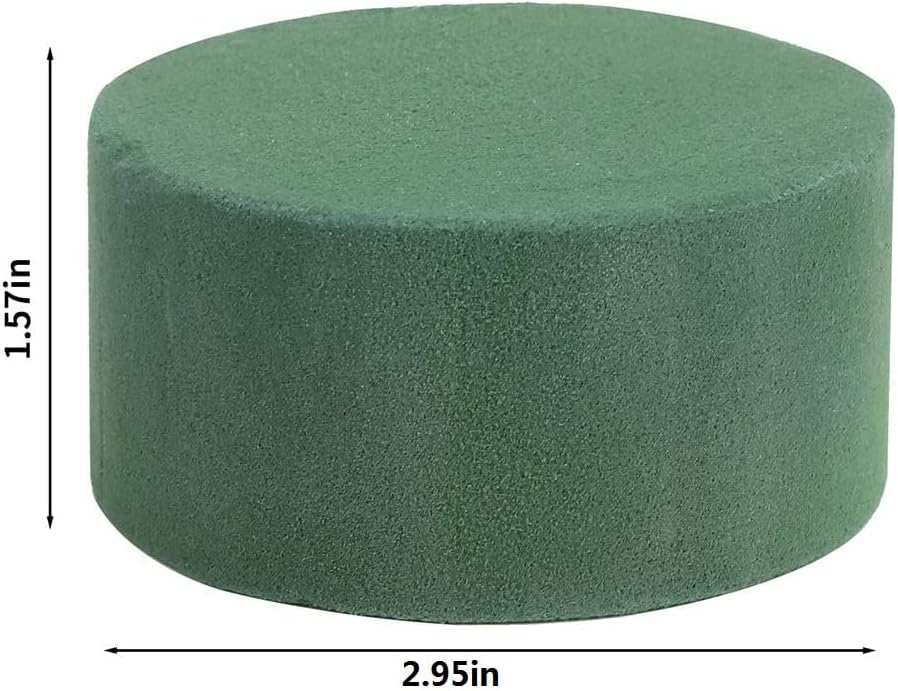 CCINEE Round Floral Foam,Wet Florist Foam Block Flower Arrangement Supplies for Craft Project,Pack of 20