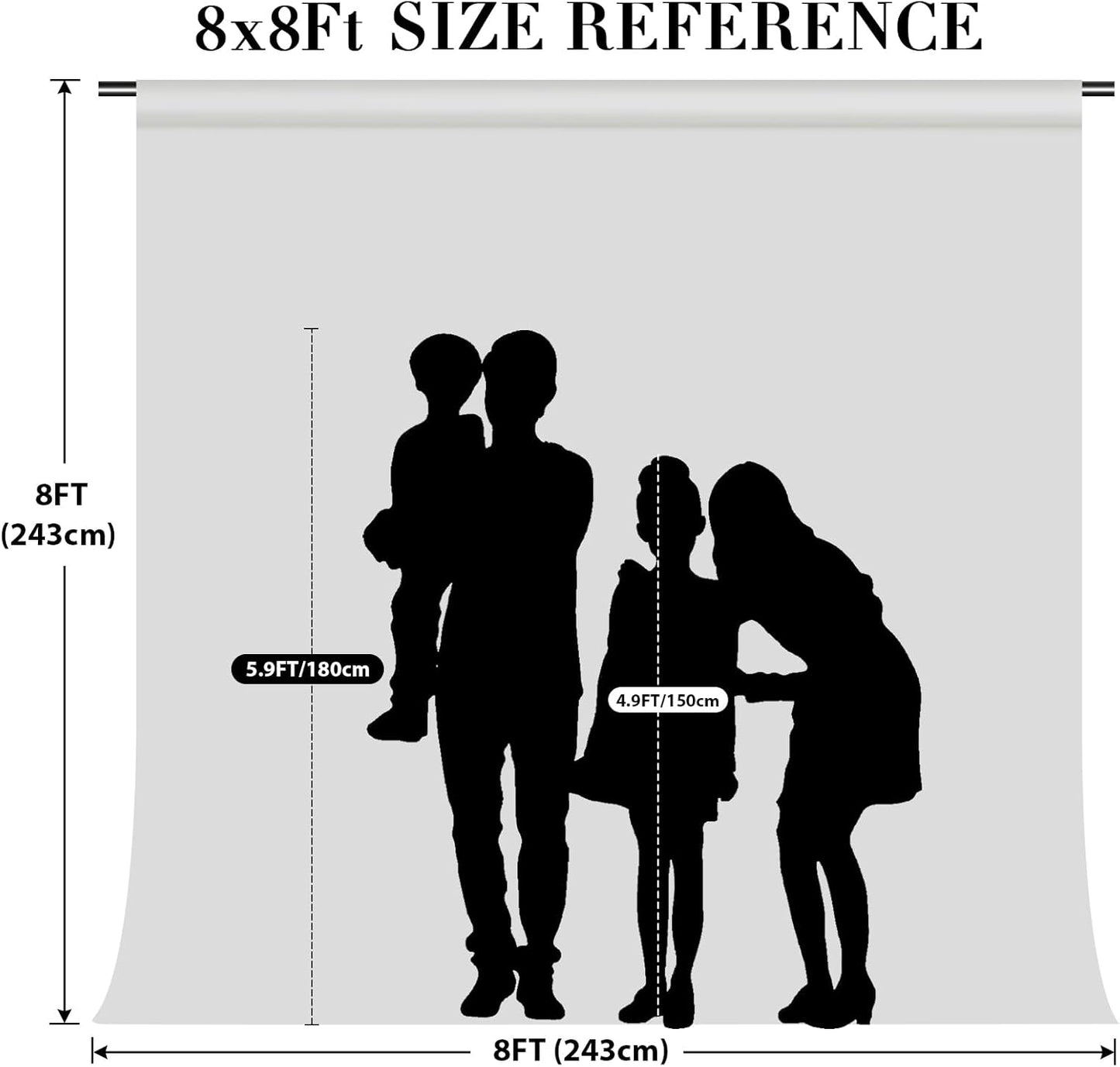 Eternal Beauty Fuchsia Pink Sequin Backdrop, 8x8 Ft Glitter Background Curtains for Shimmer Photography Party Wedding Birthday Back Drop Decor