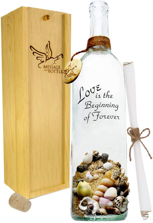 MESSAGE IN A BOTTLE ® "PROMISE Personalized Gift for Him or Her