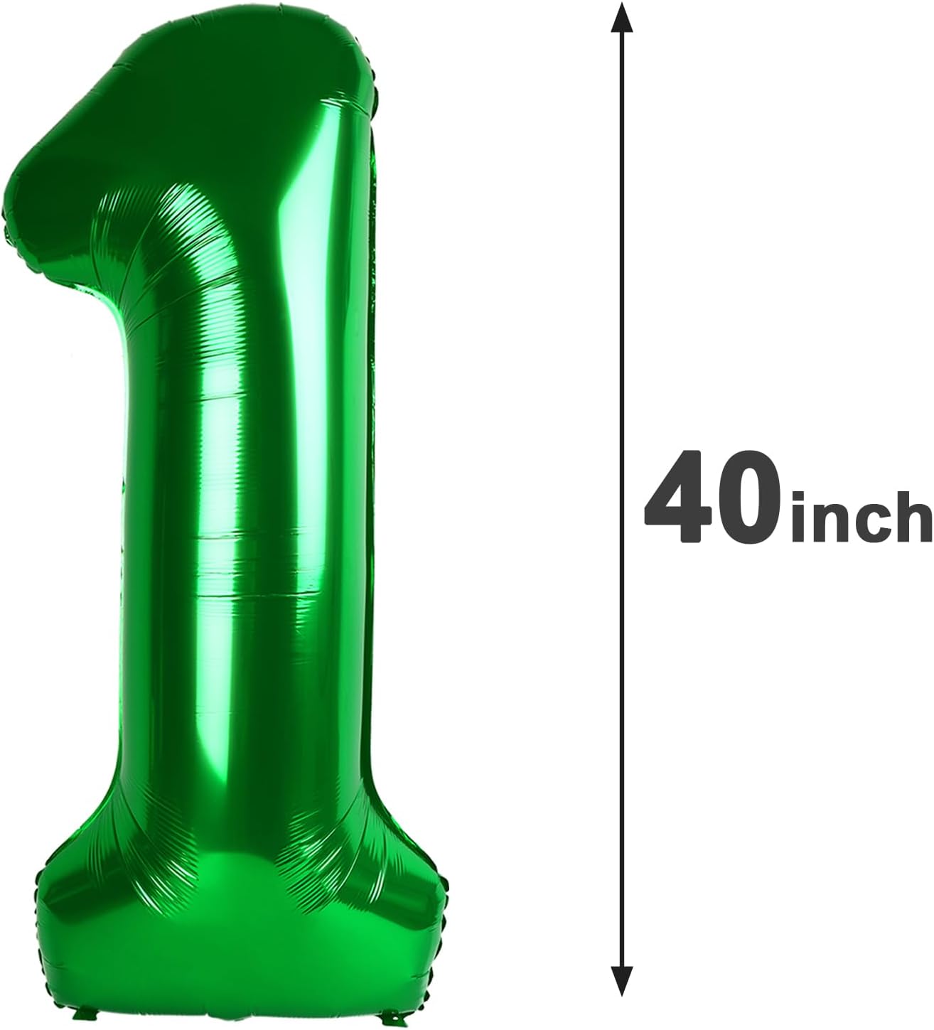 40 Inch Large Green 14 41 Number Balloon, Giant Number 14 41 Birthday Balloons, Foil Mylar Big Balloons for Anniversary Graduation Supplies Decorations