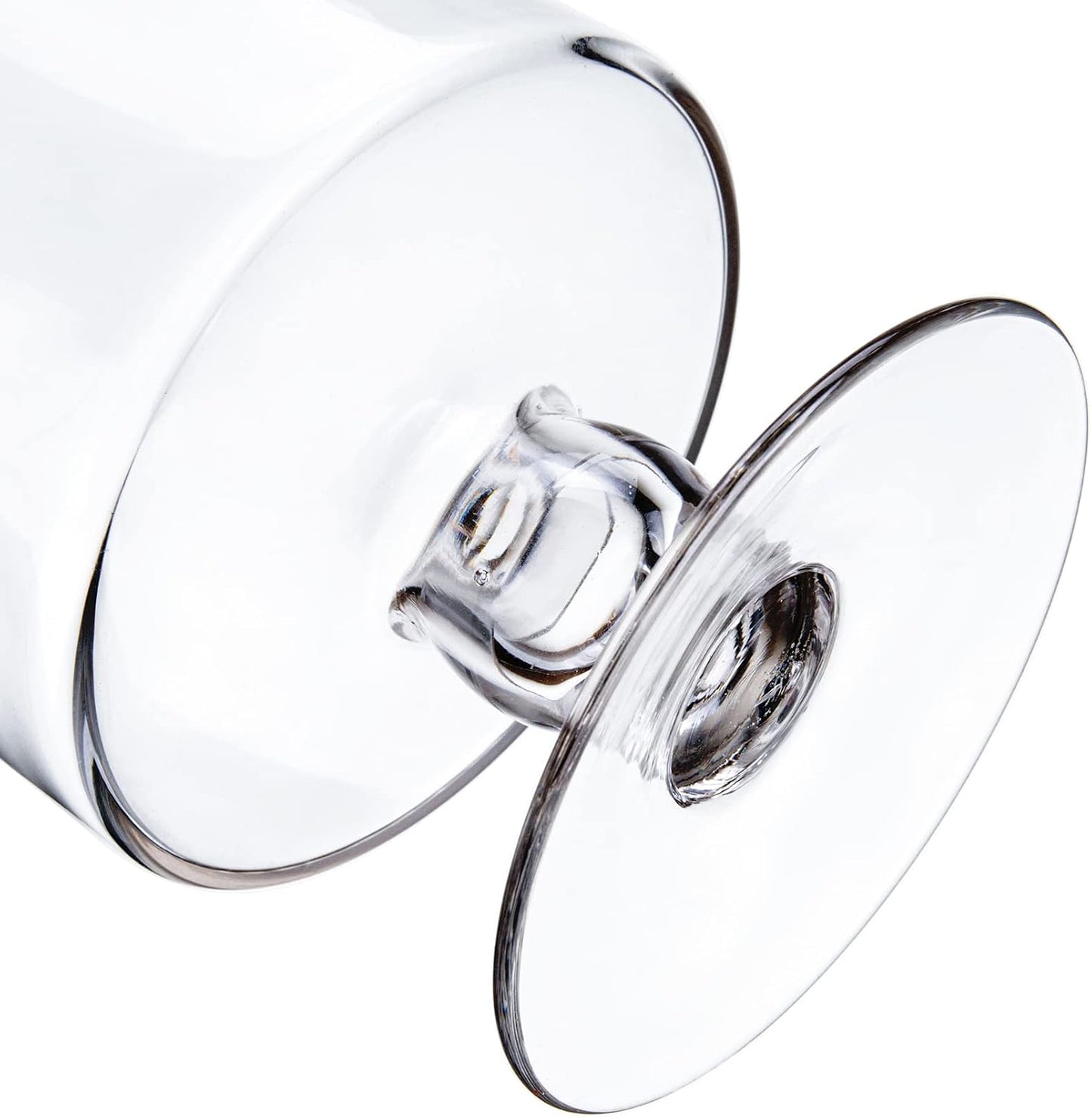 Glass Apothecary Jars, Clear Candy Bowl Dishes Holder Elegant Storage Buffet Display, Decorative Wedding Candy Organizer Canisters (Height: 15.5" Body: 5")