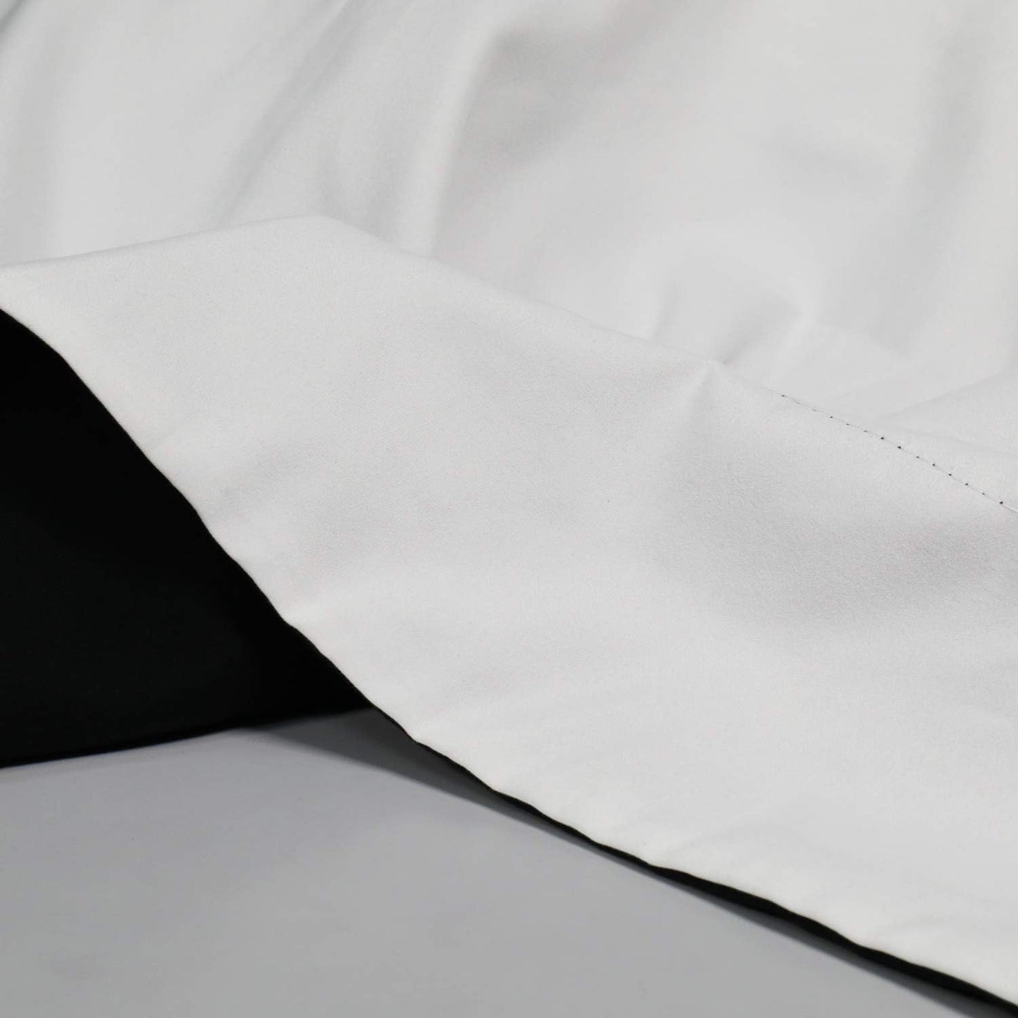 ISSUNTEX 9X15 ft Background Muslin Backdrop, Photo Studio, Collapsible High Density Screen for Video Photography and Television-Black/White